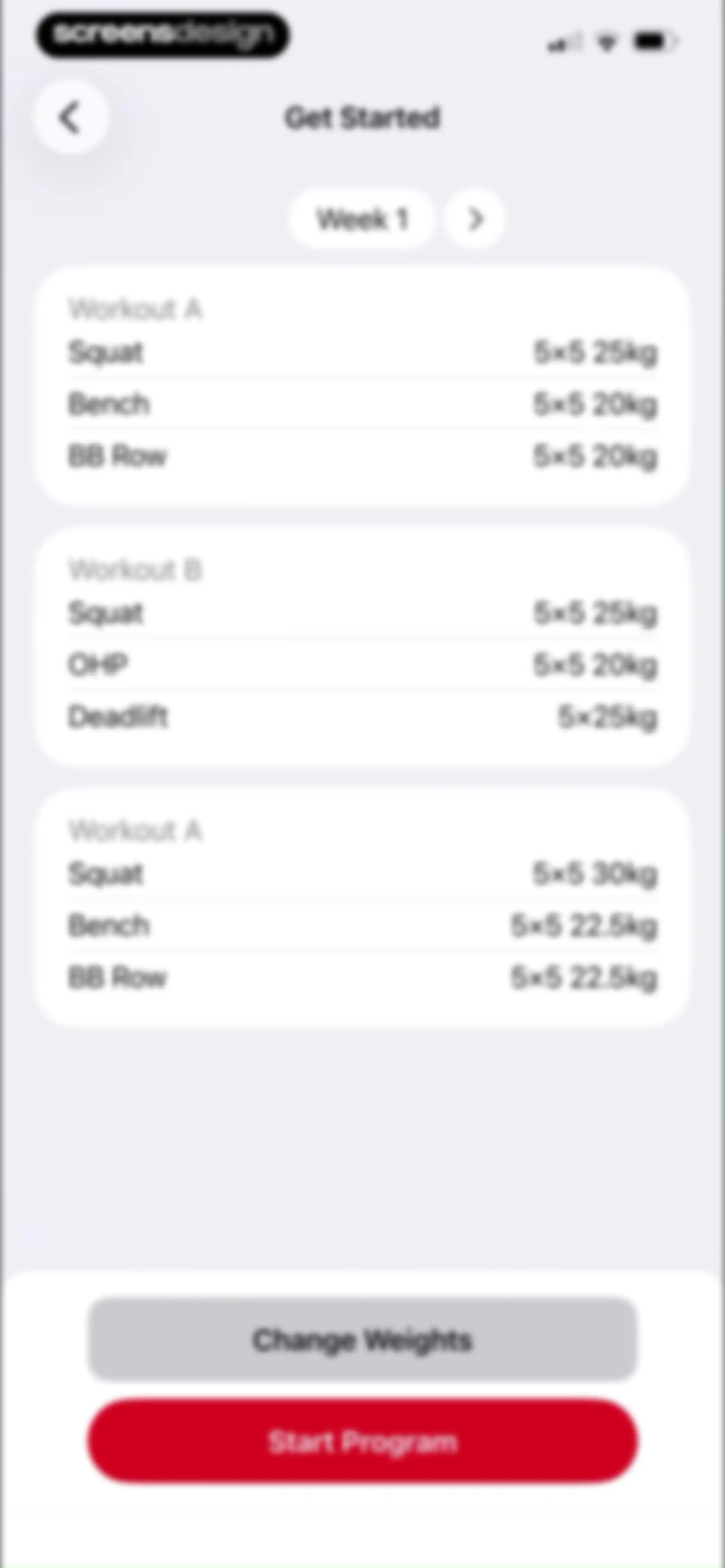 Stronglifts 5x5 Workout Plan screen 76