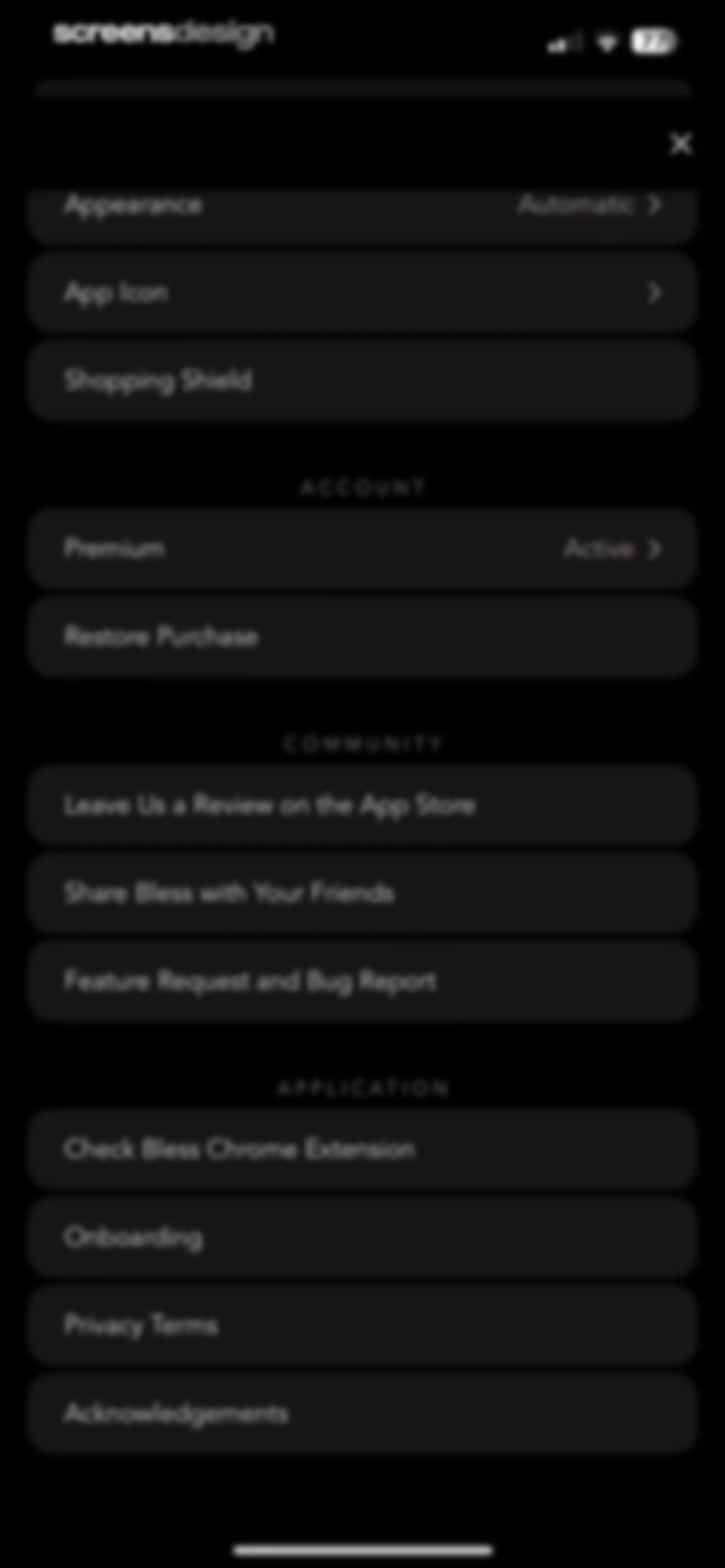 bless. minimal shopping habits screen 122