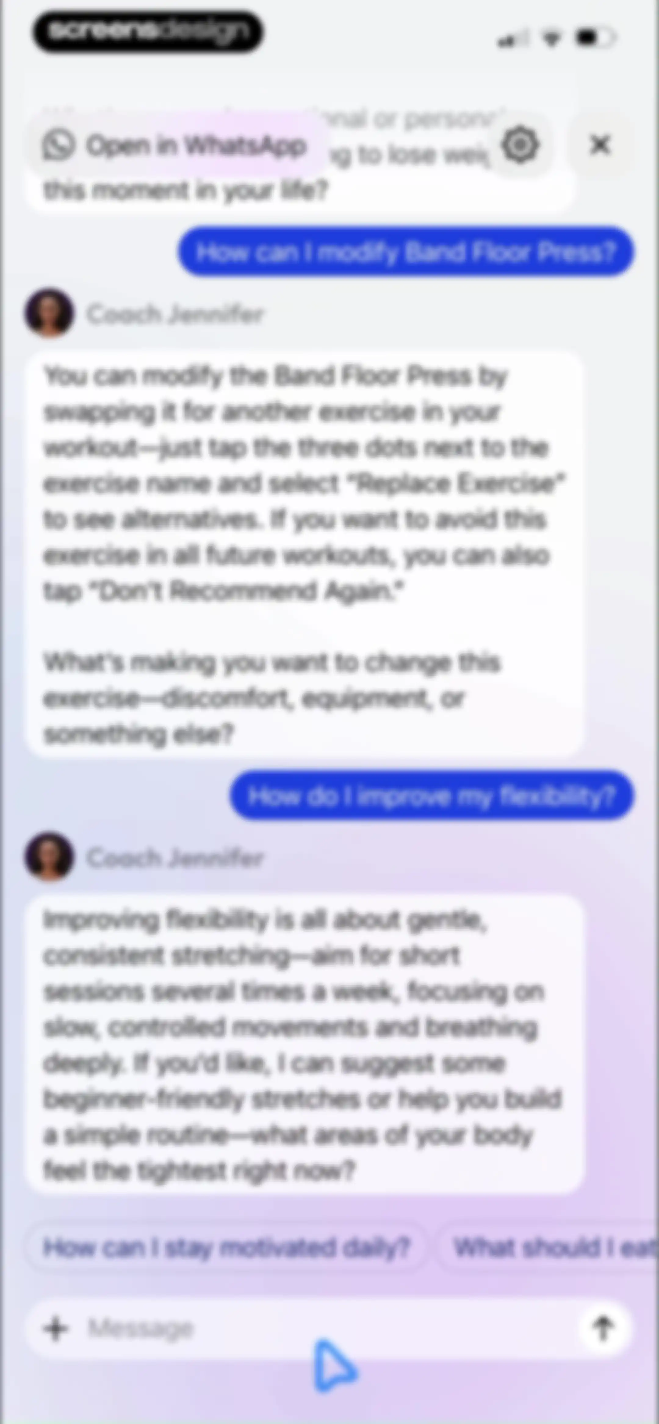Zing AI: Home & Gym Workouts screen 191