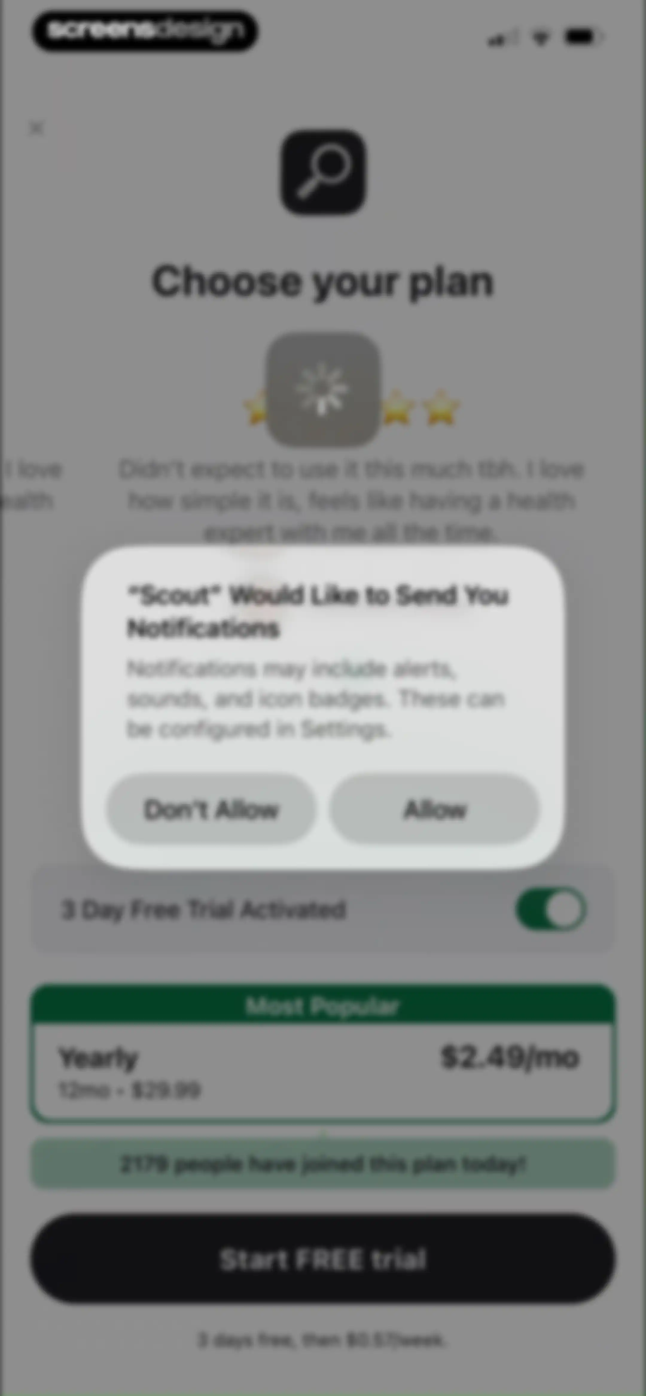 Scout - Health Analysis screen 24