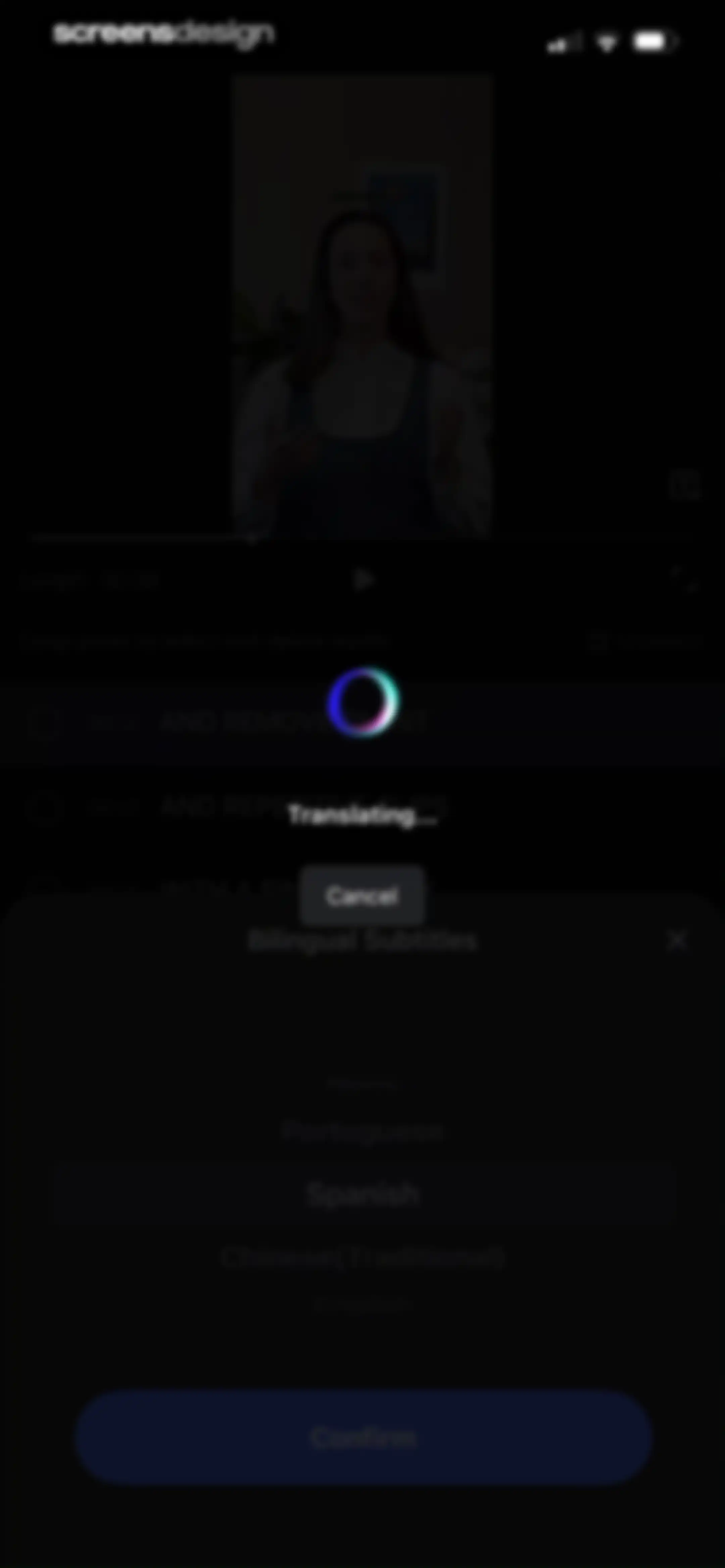 Vmake Labs: create viral video screen 33