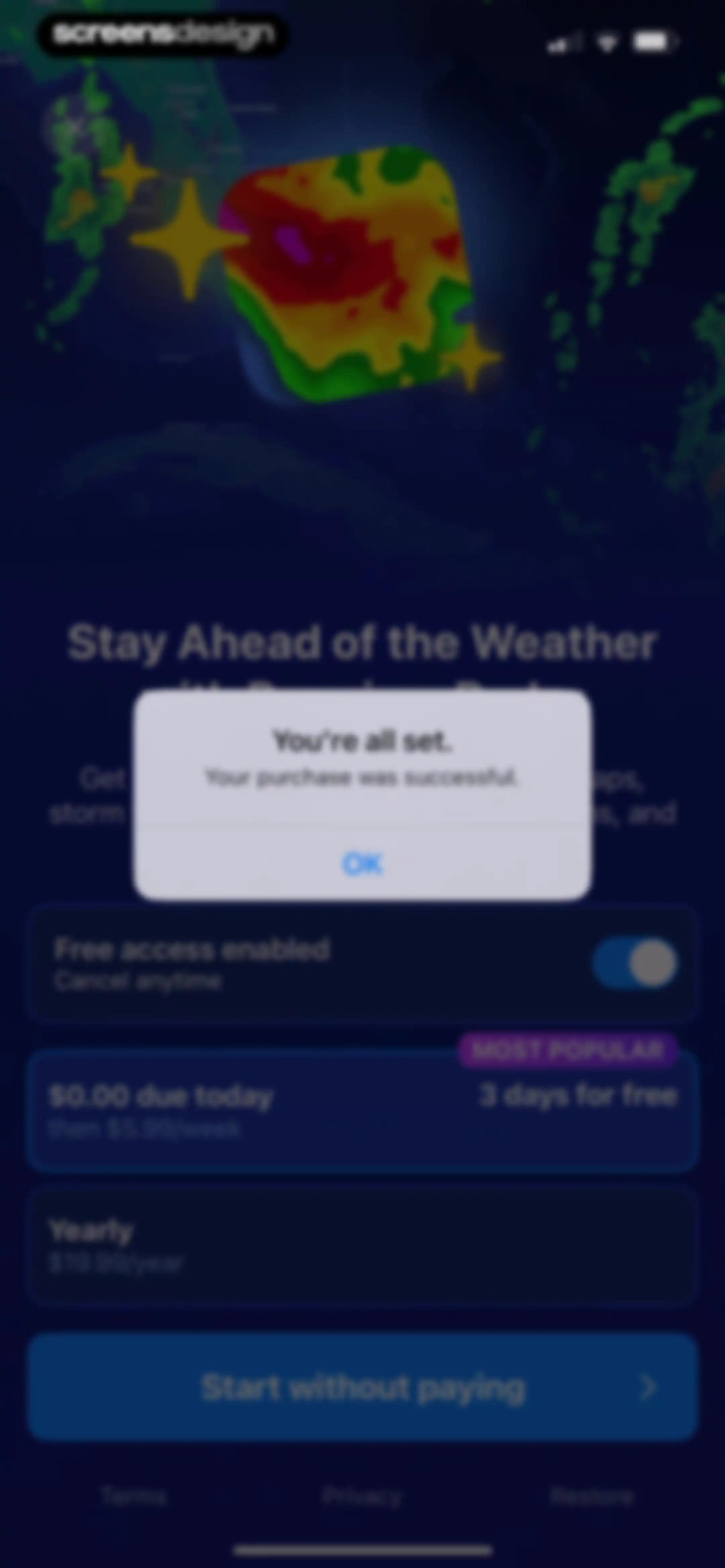 Weather Radar - NOAA Channel screen 11