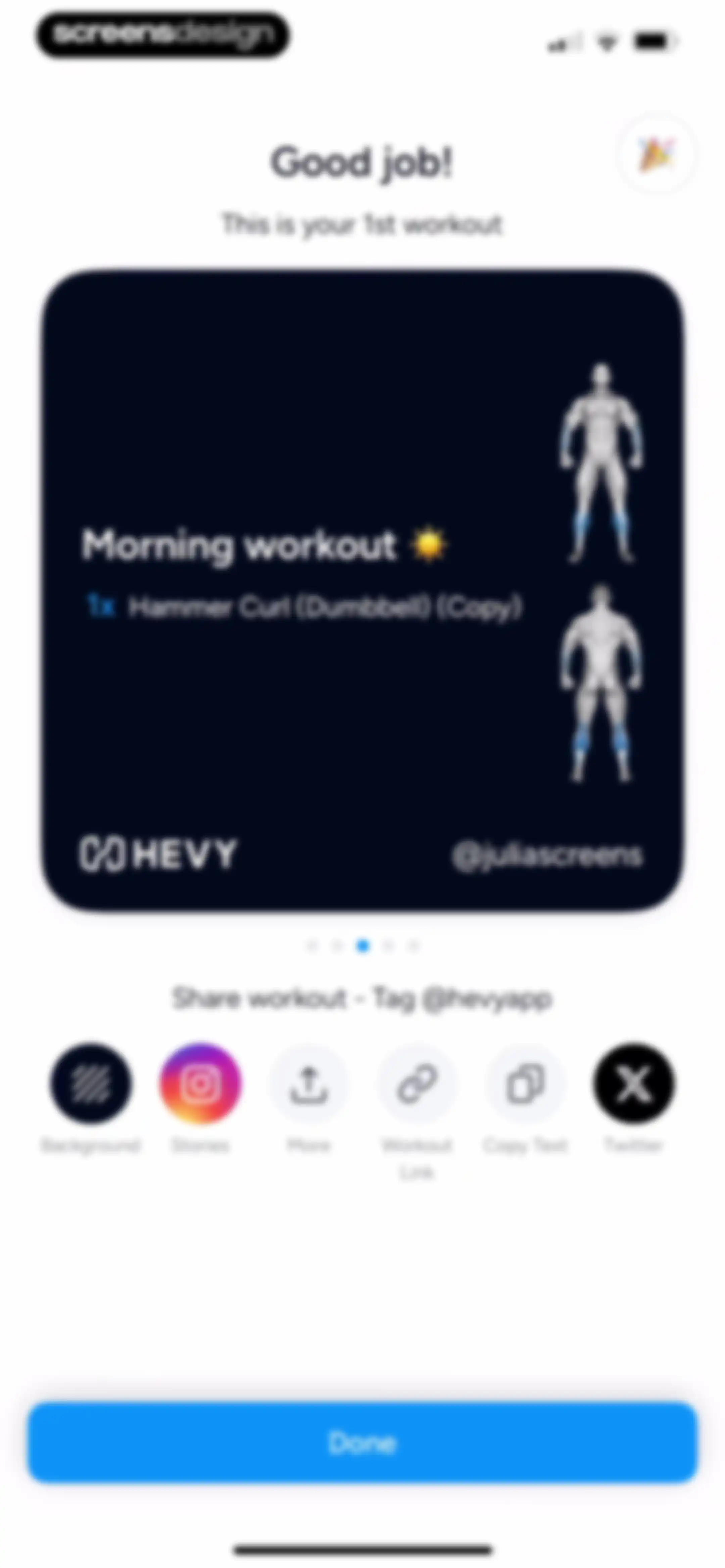 Hevy - Workout Tracker Gym Log screen 82