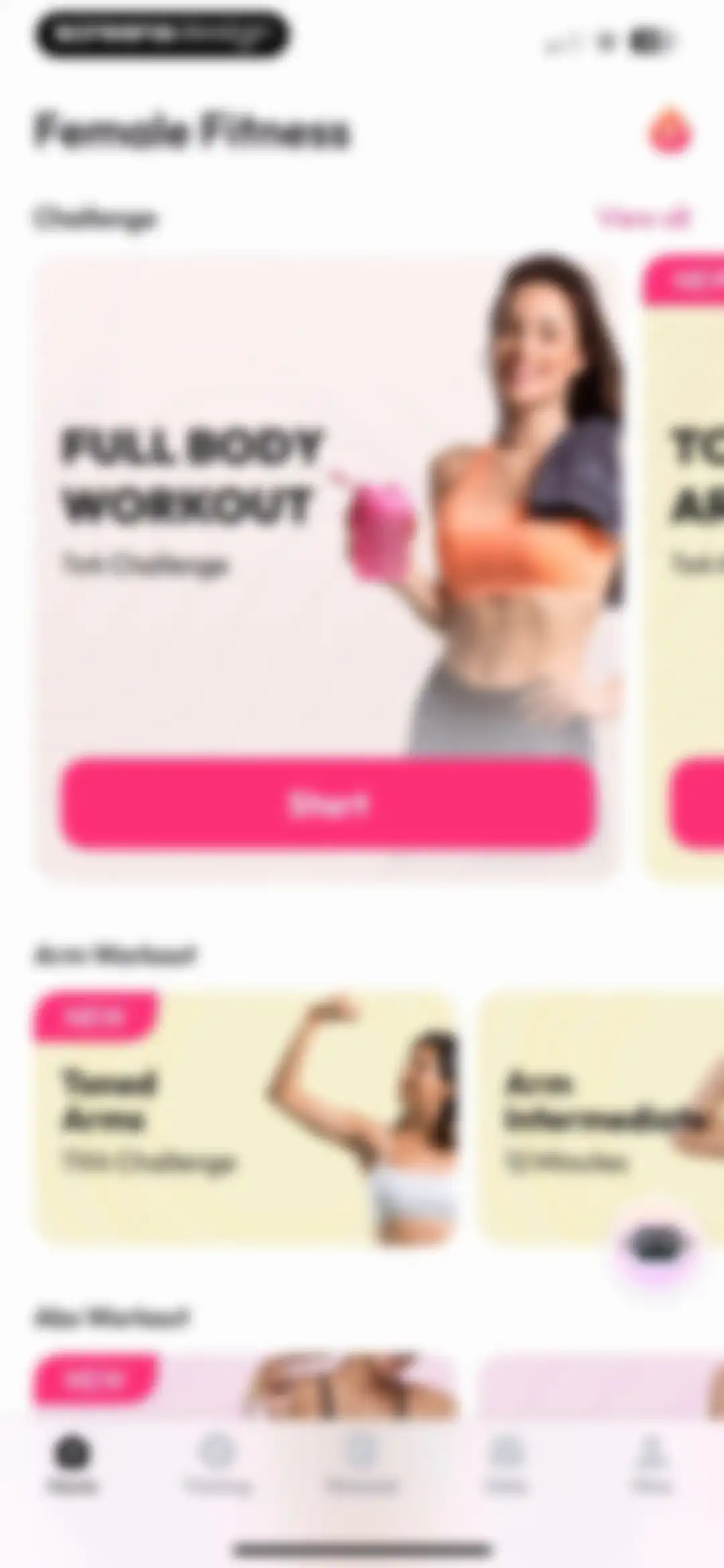 Workout for Women: Fit at Home screen 77