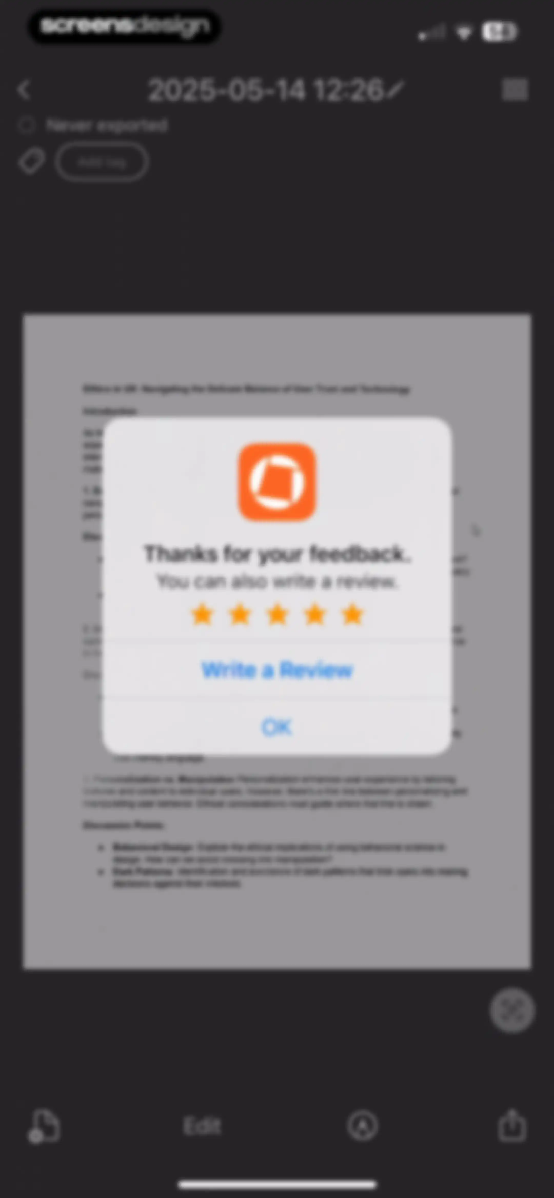 Scanner App: Genius Scan screen 12