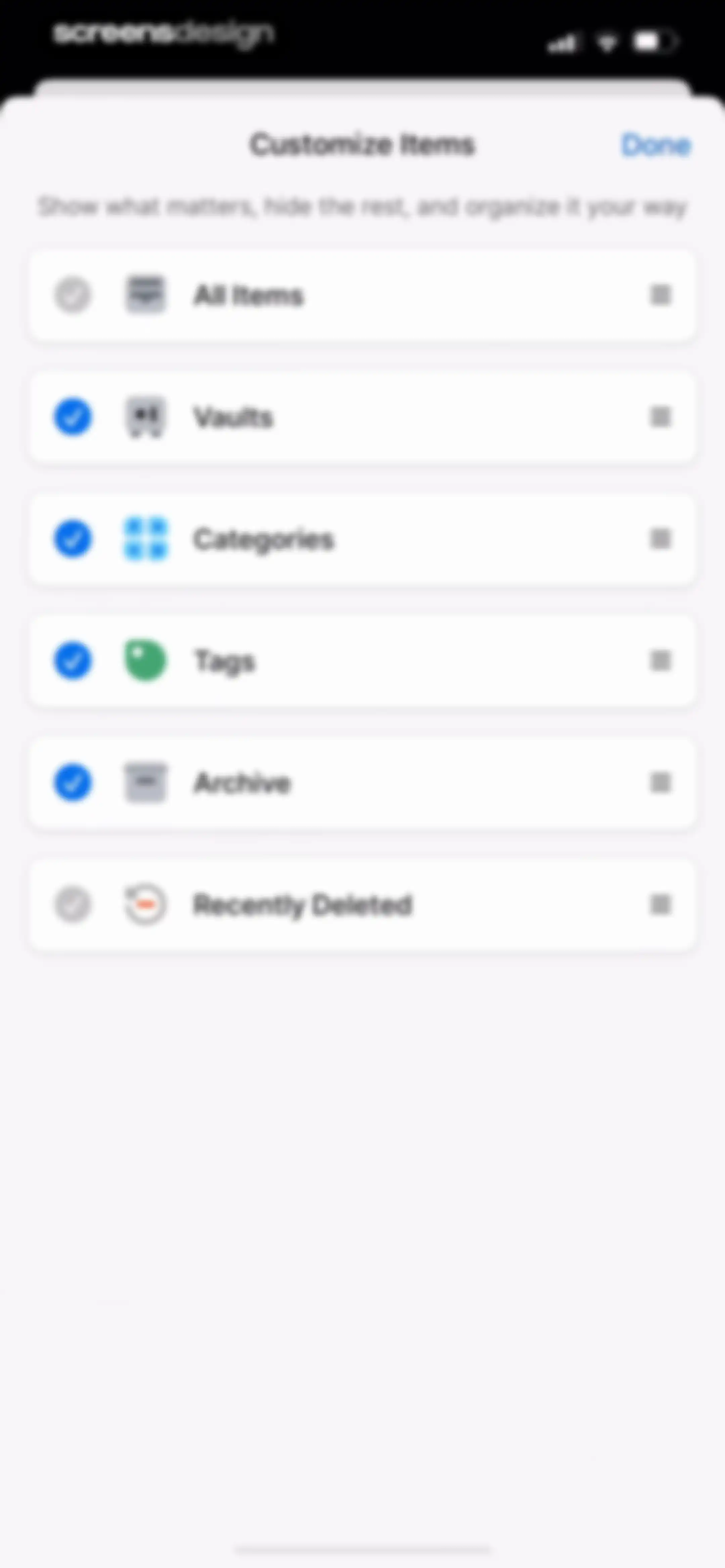 1Password: Password Manager screen 123