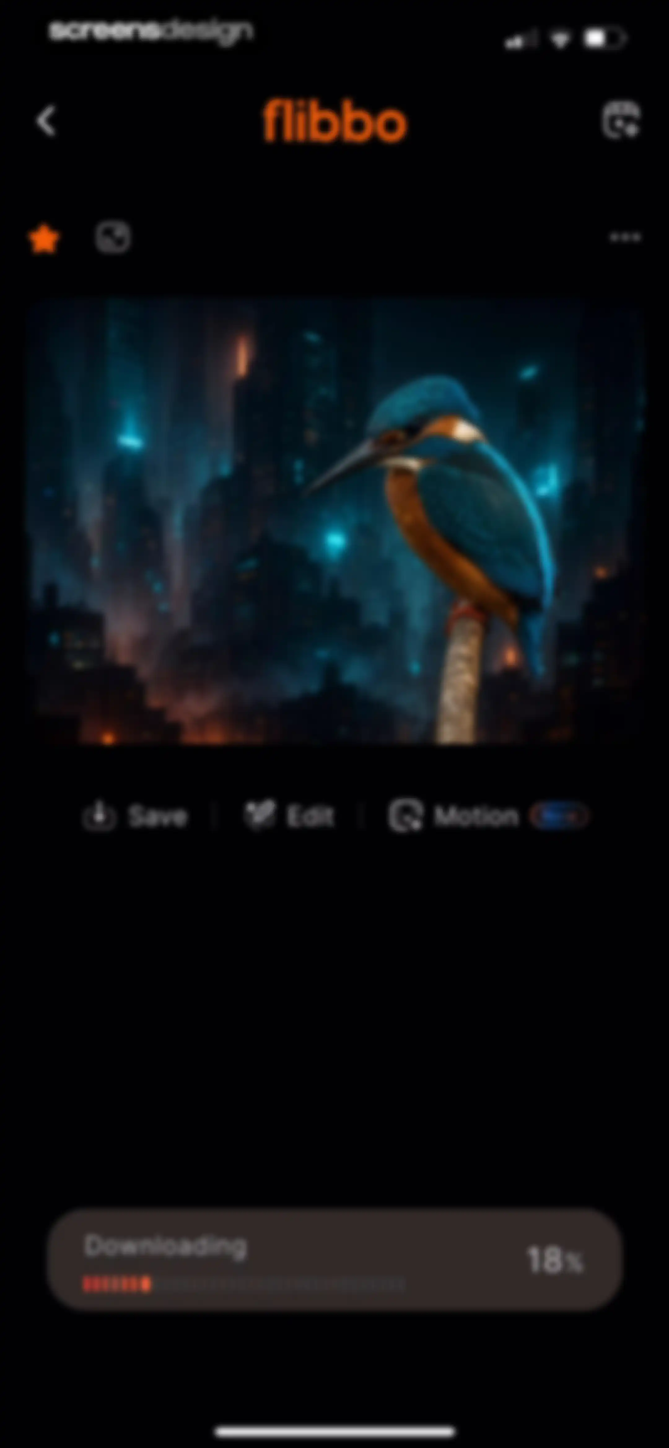 Flibbo - AI Video Image Music screen 128