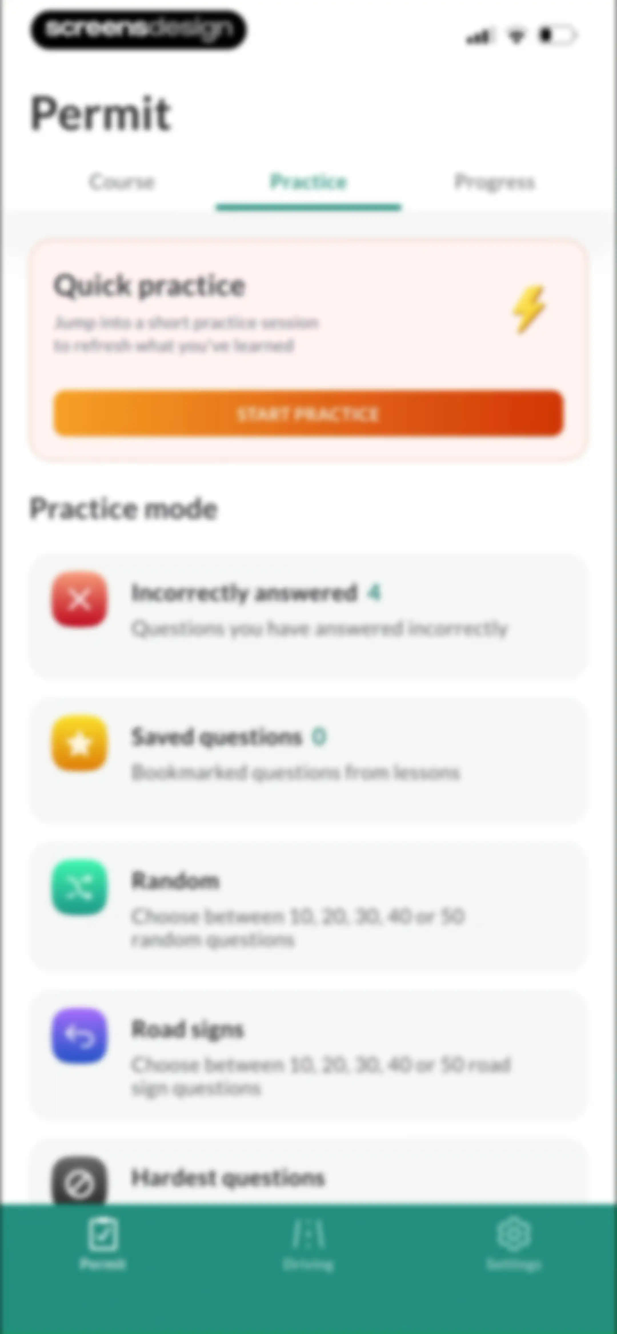 Zutobi: Permit & Driving Prep screen 62