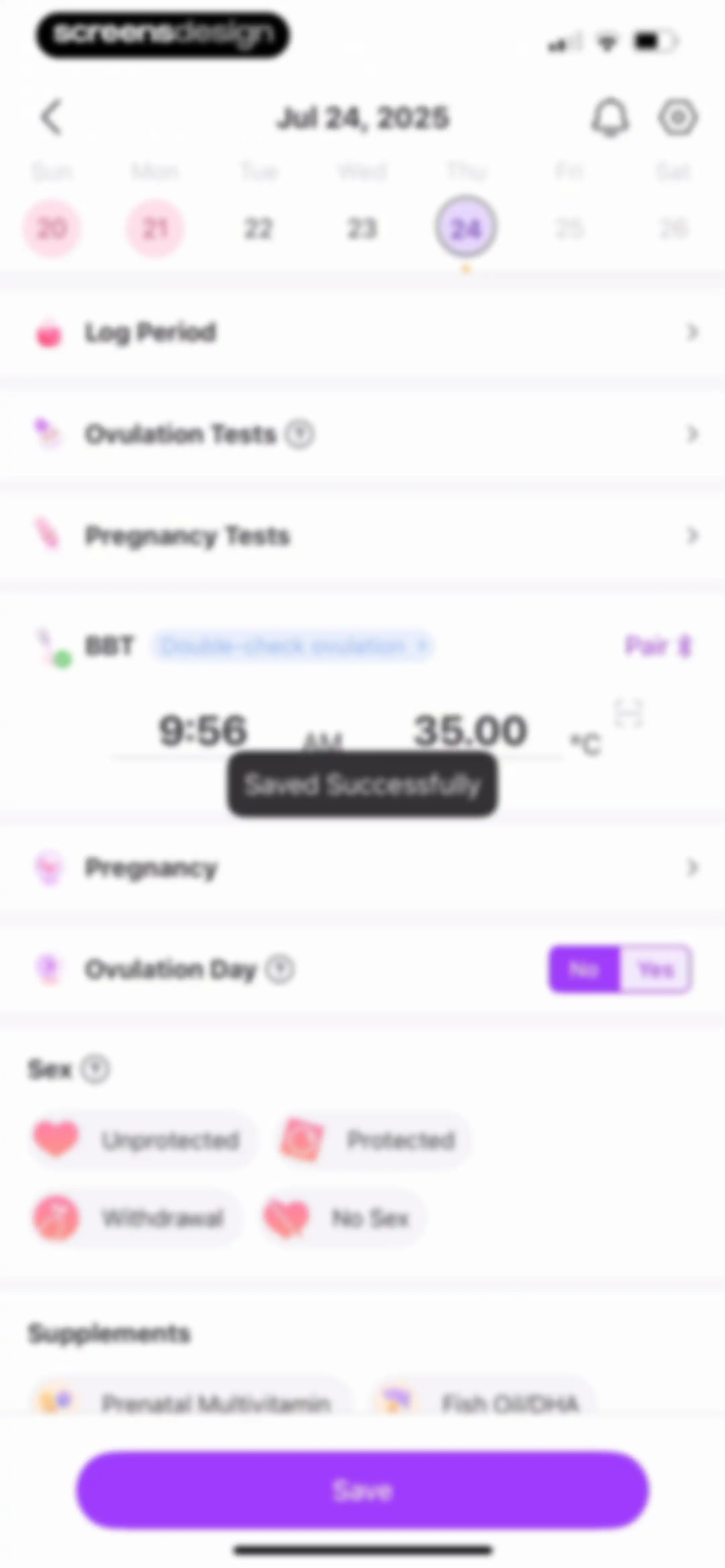 Premom-Ovulation Tracker, PCOS screen 73