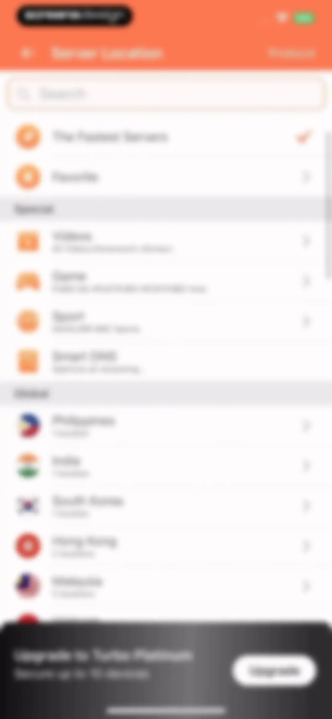 Turbo VPN Private Browser screen 11
