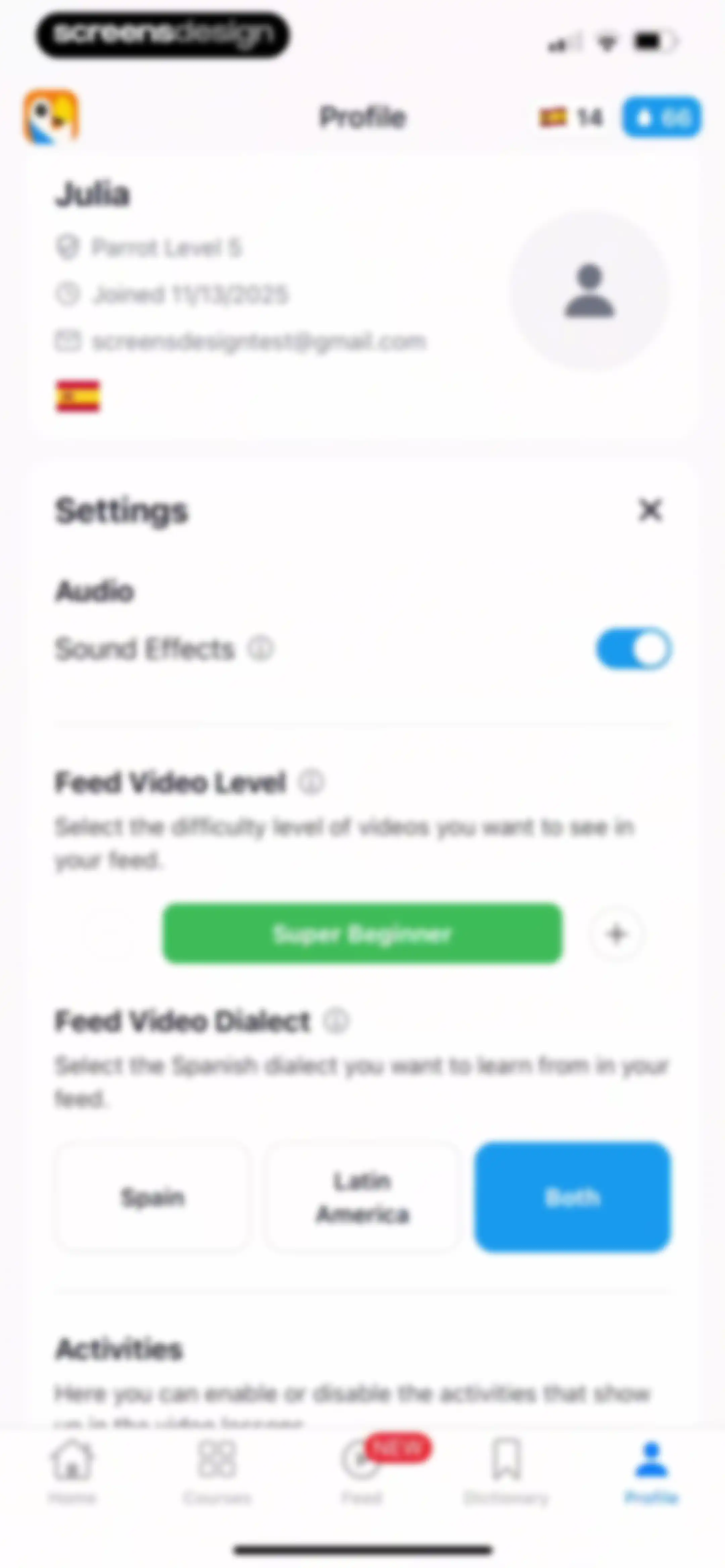Parrot – Learn Spanish screen 77