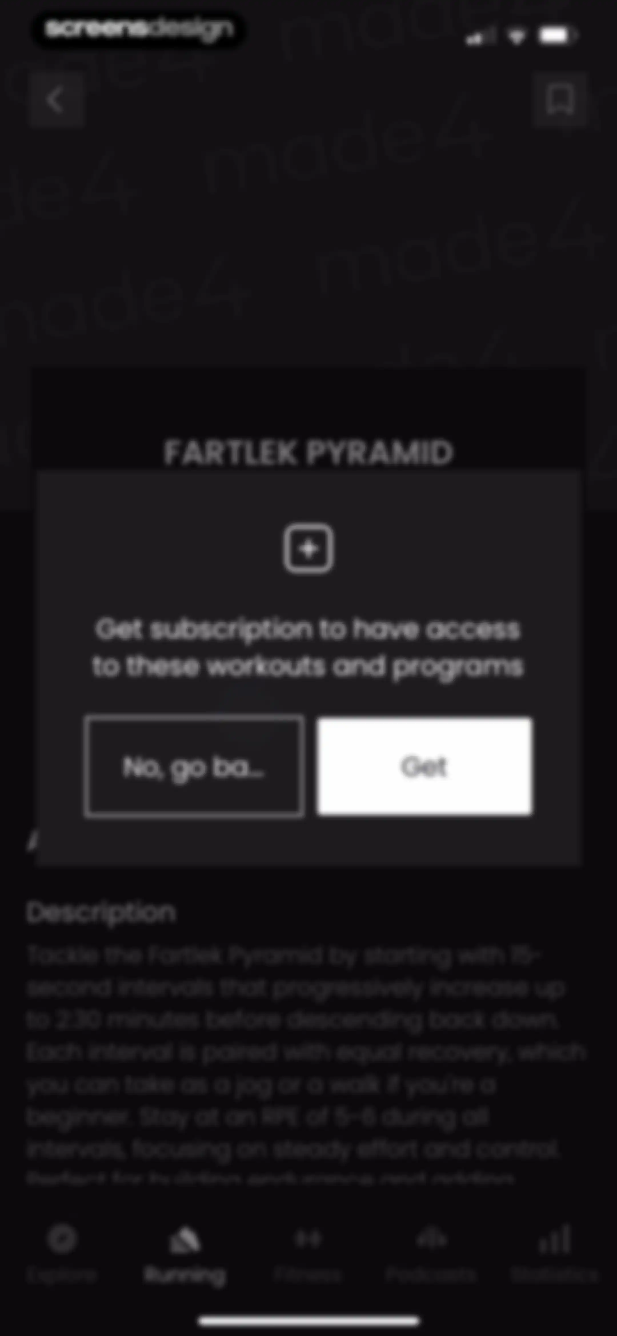 Made4 - Fitness & Running screen 66