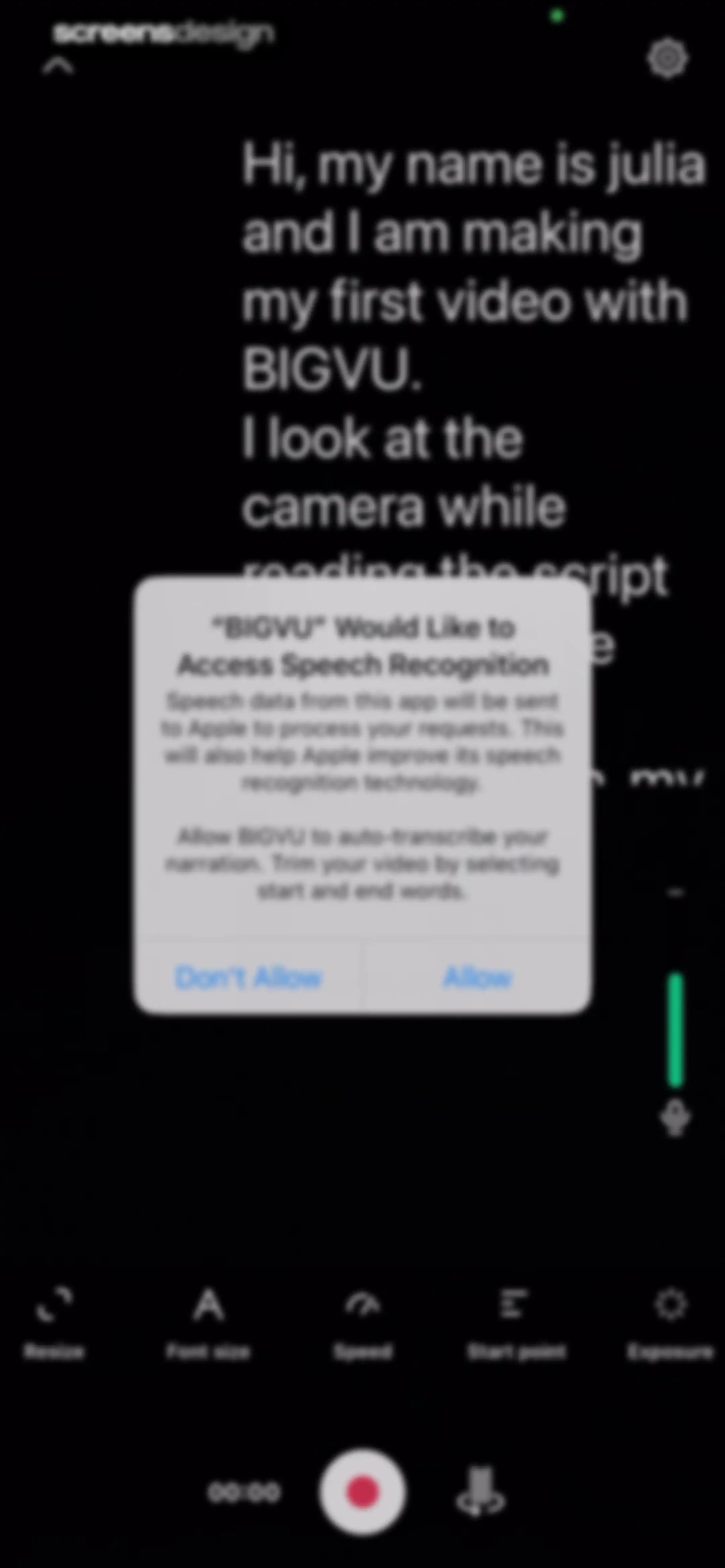BIGVU Teleprompter Captions AI screen 24