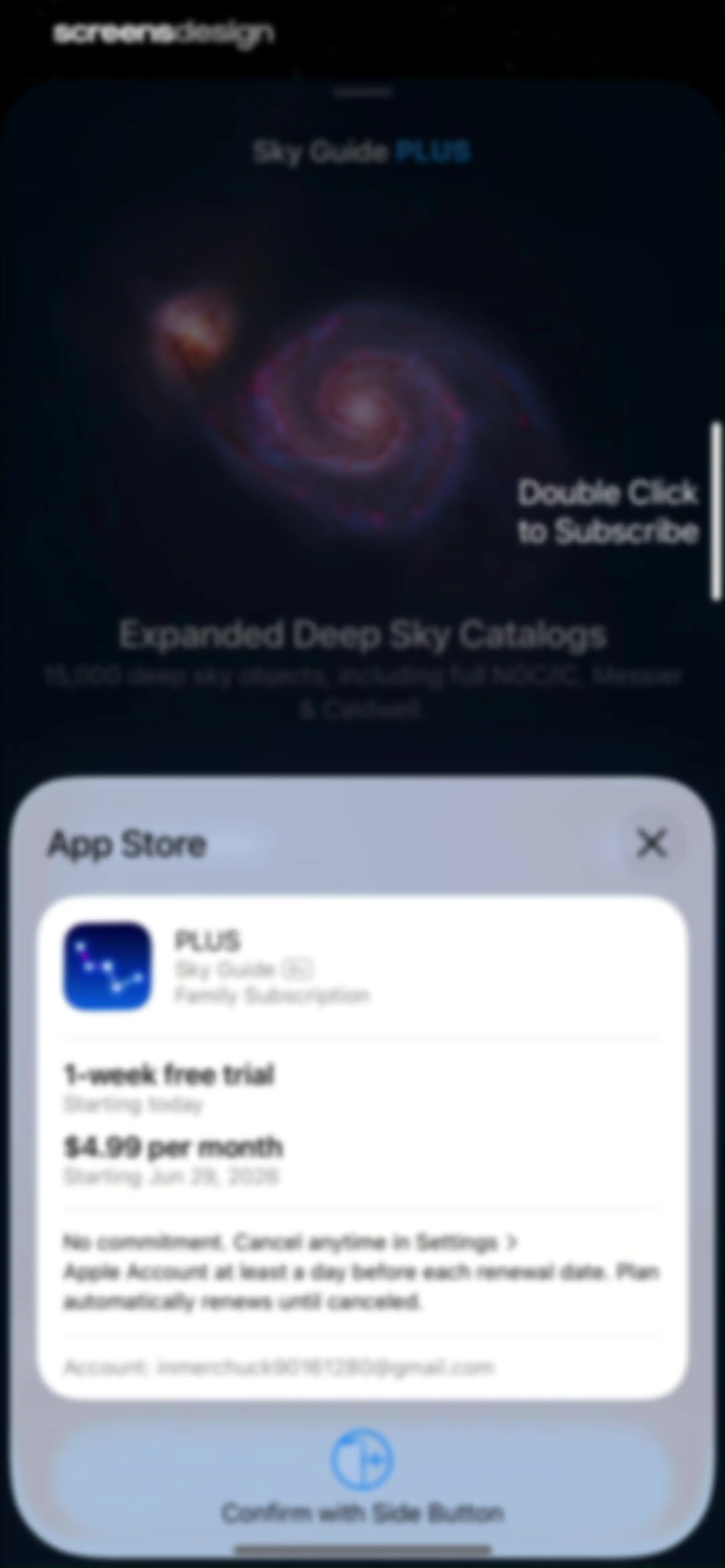 Sky Guide screen 28