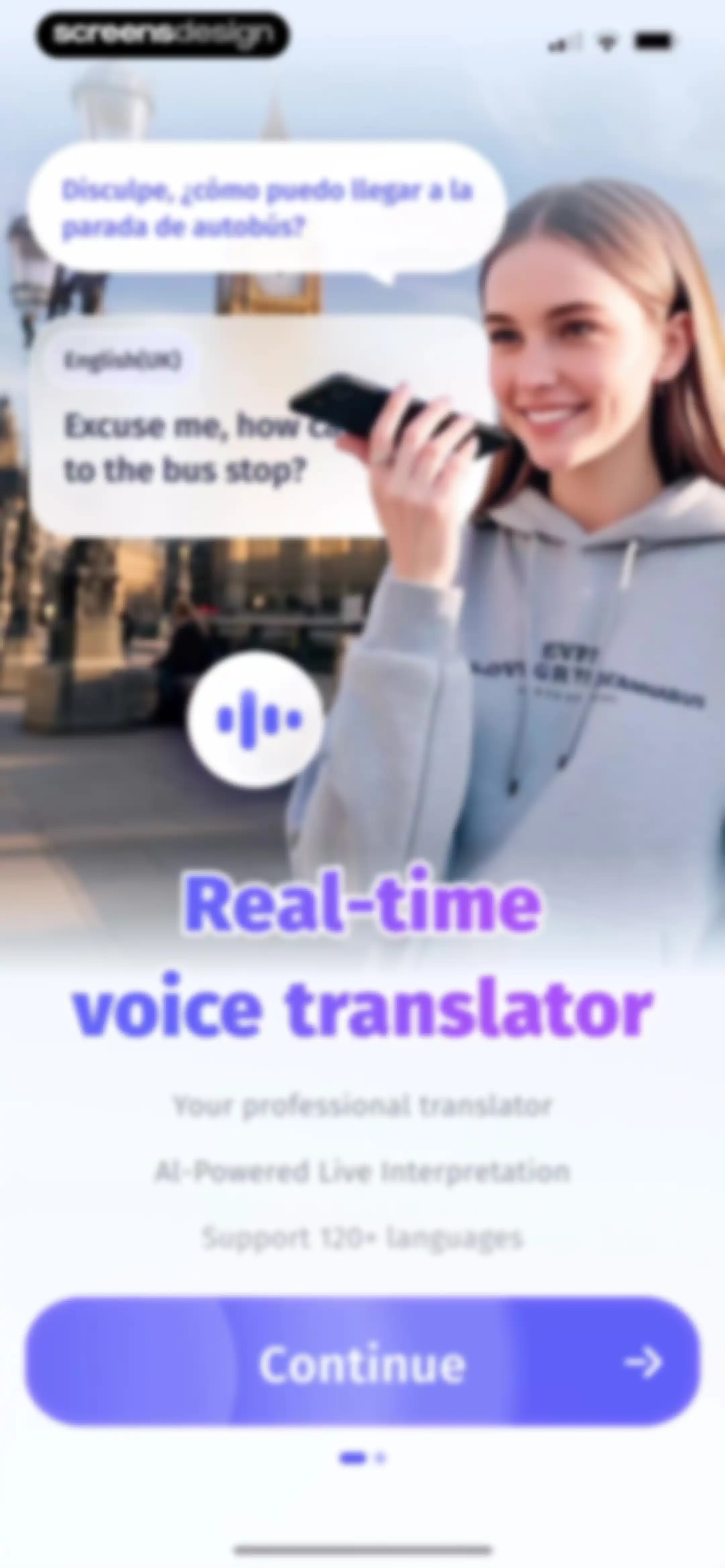 eTranslator-AI Translate screen 3