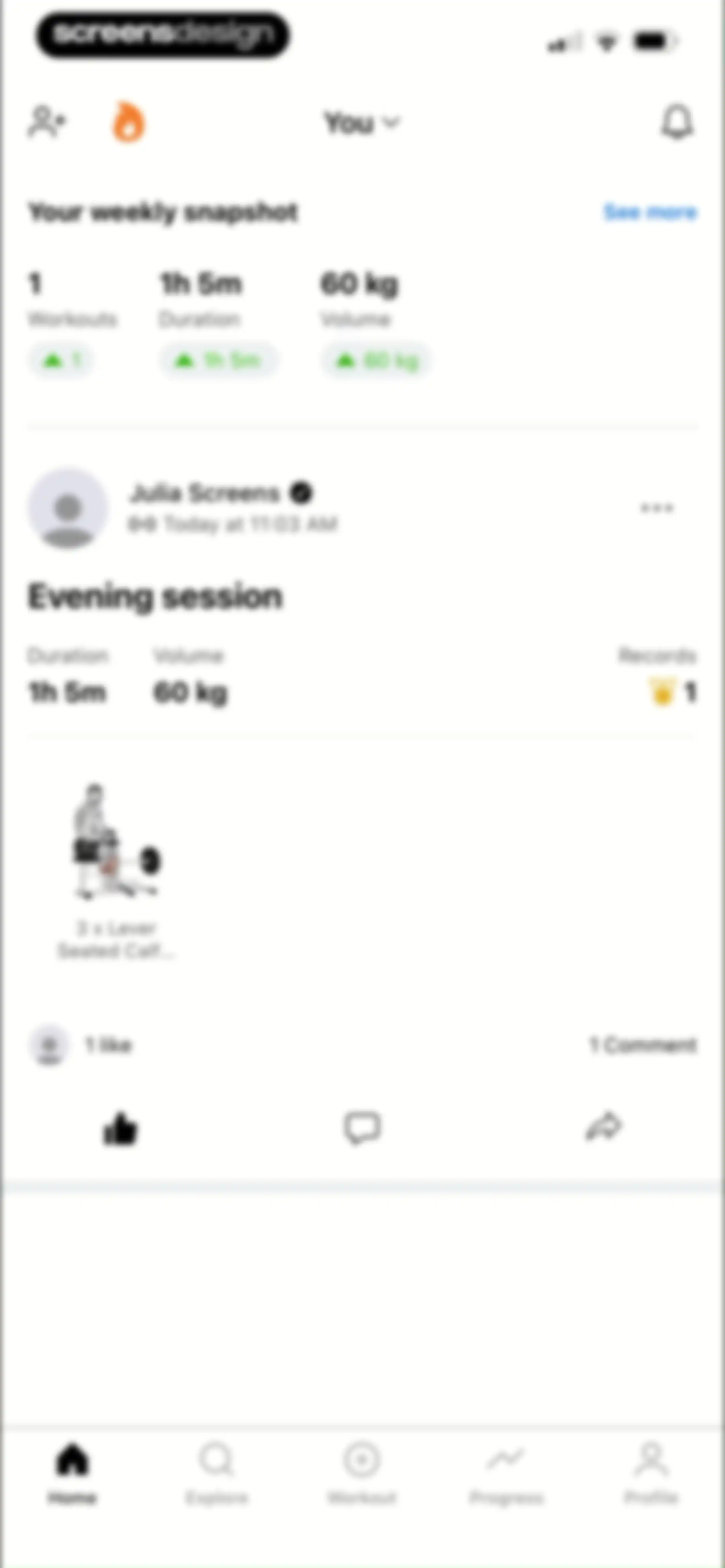 Lyfta: Gym Workout Tracker Log screen 131