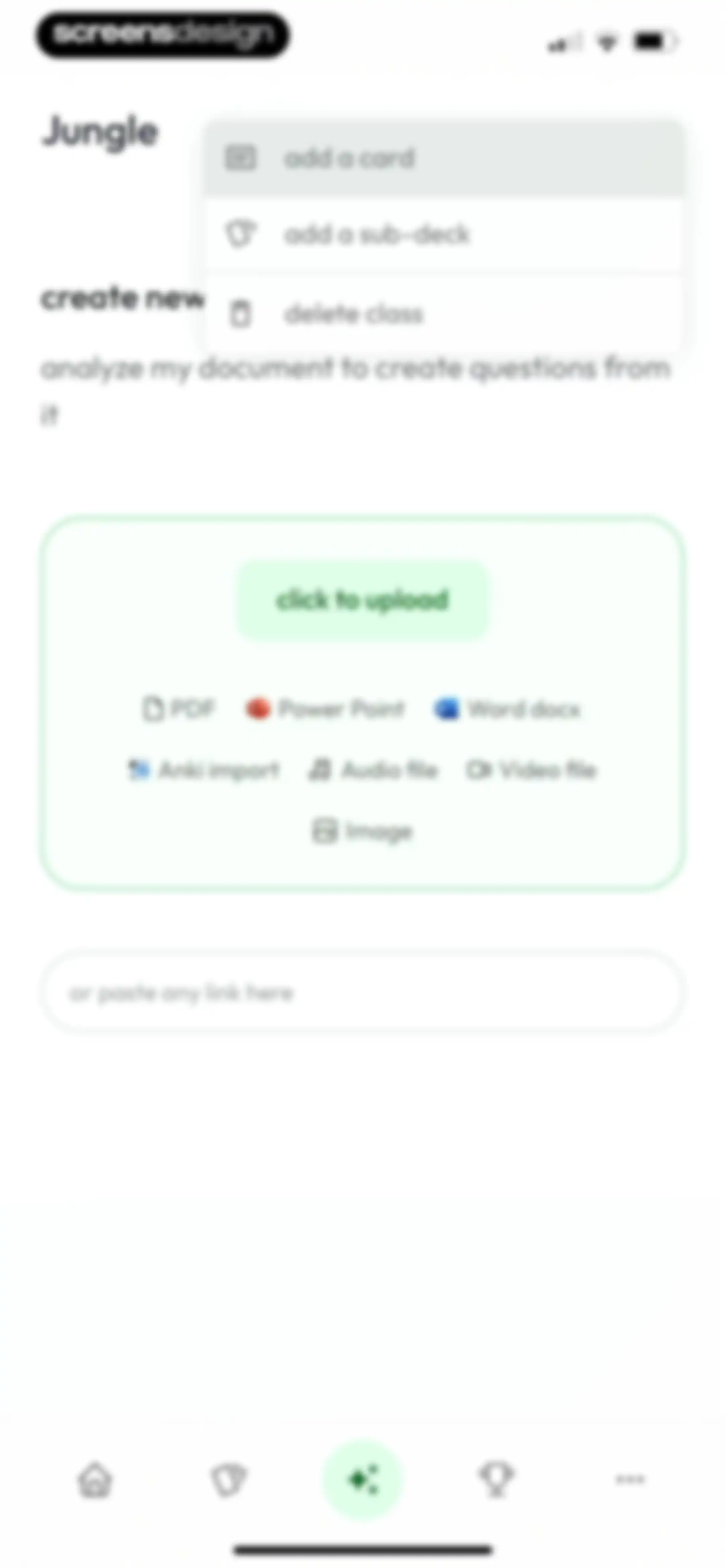Jungle: AI Flashcards & Quiz screen 76