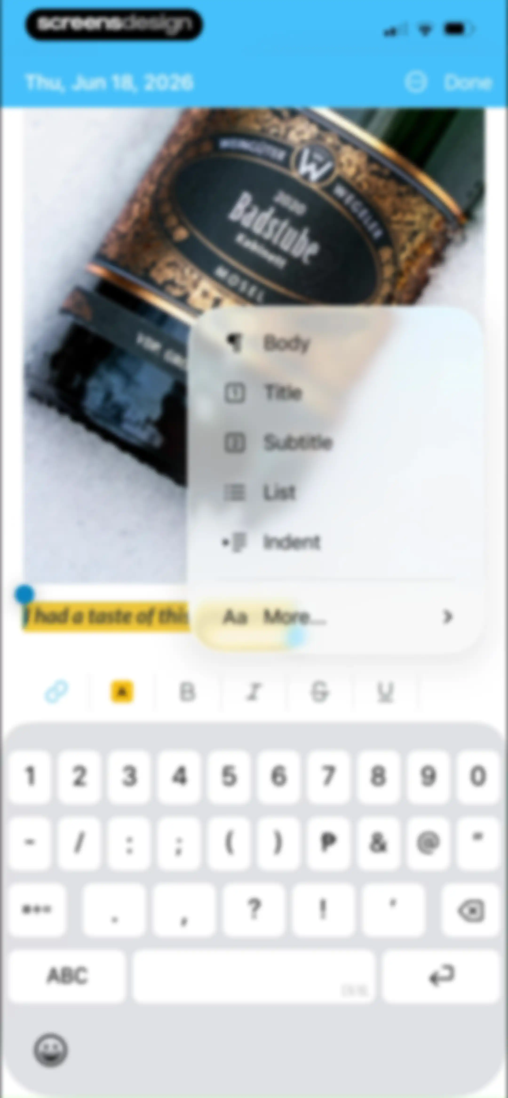 Day One: Daily Journal & Diary screen 22