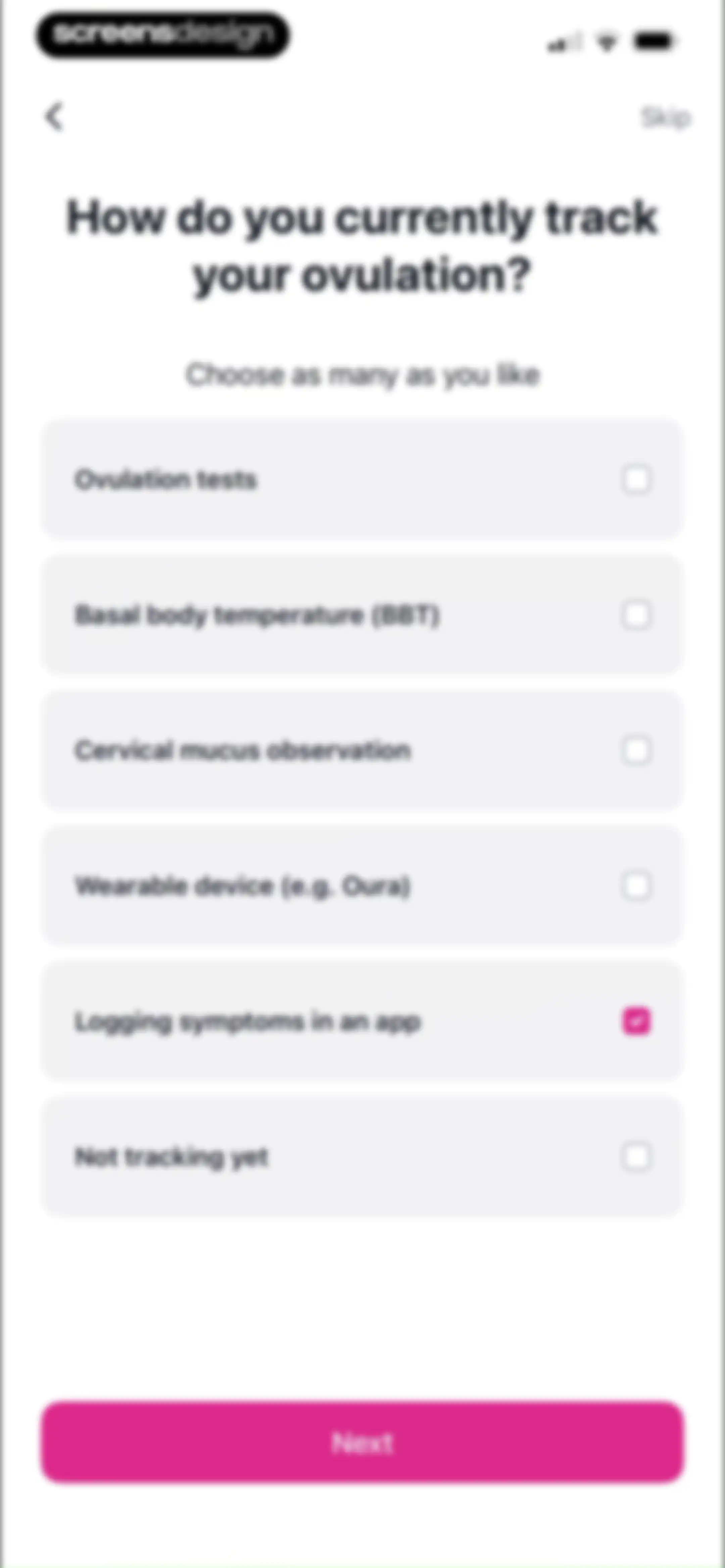 Pregmate Ovulation Tracker screen 16