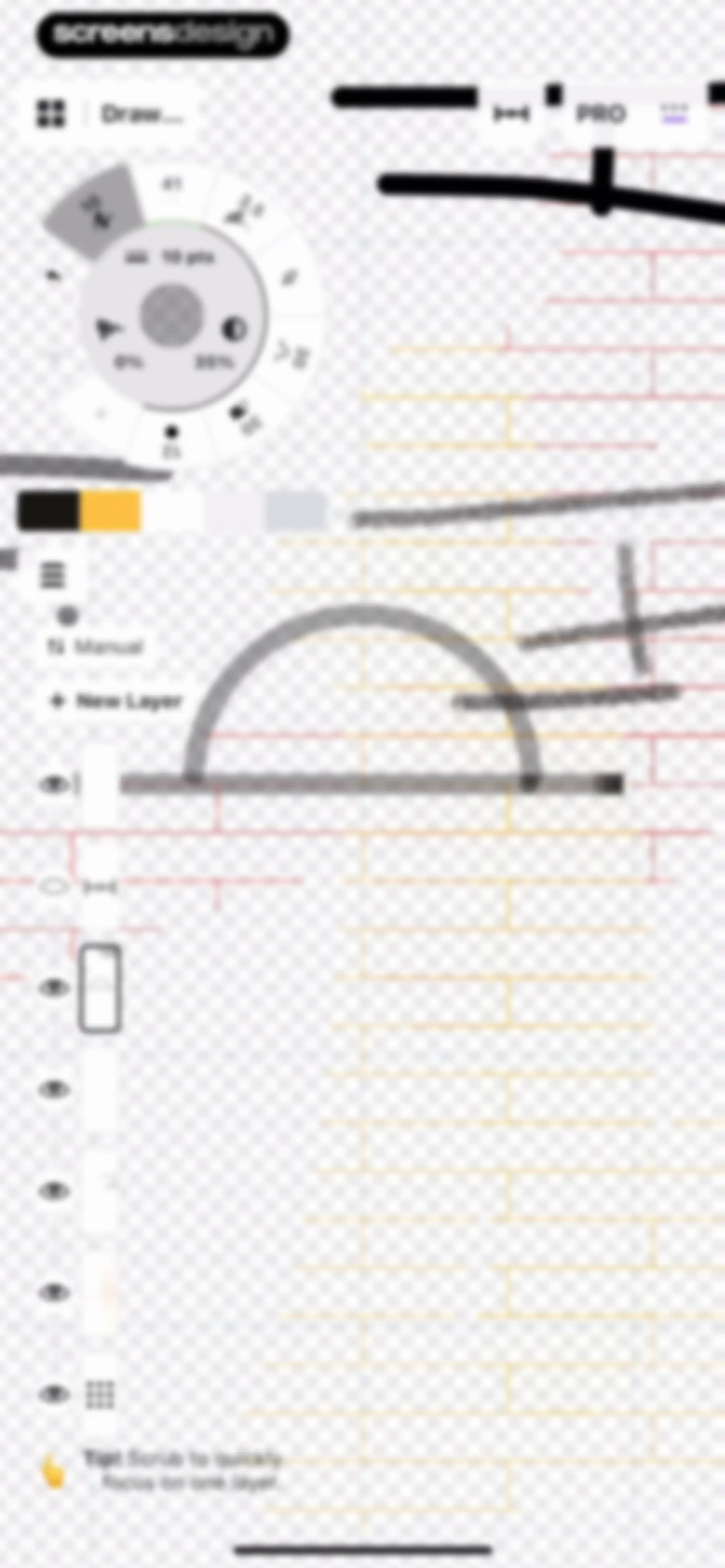 Concepts screen 70