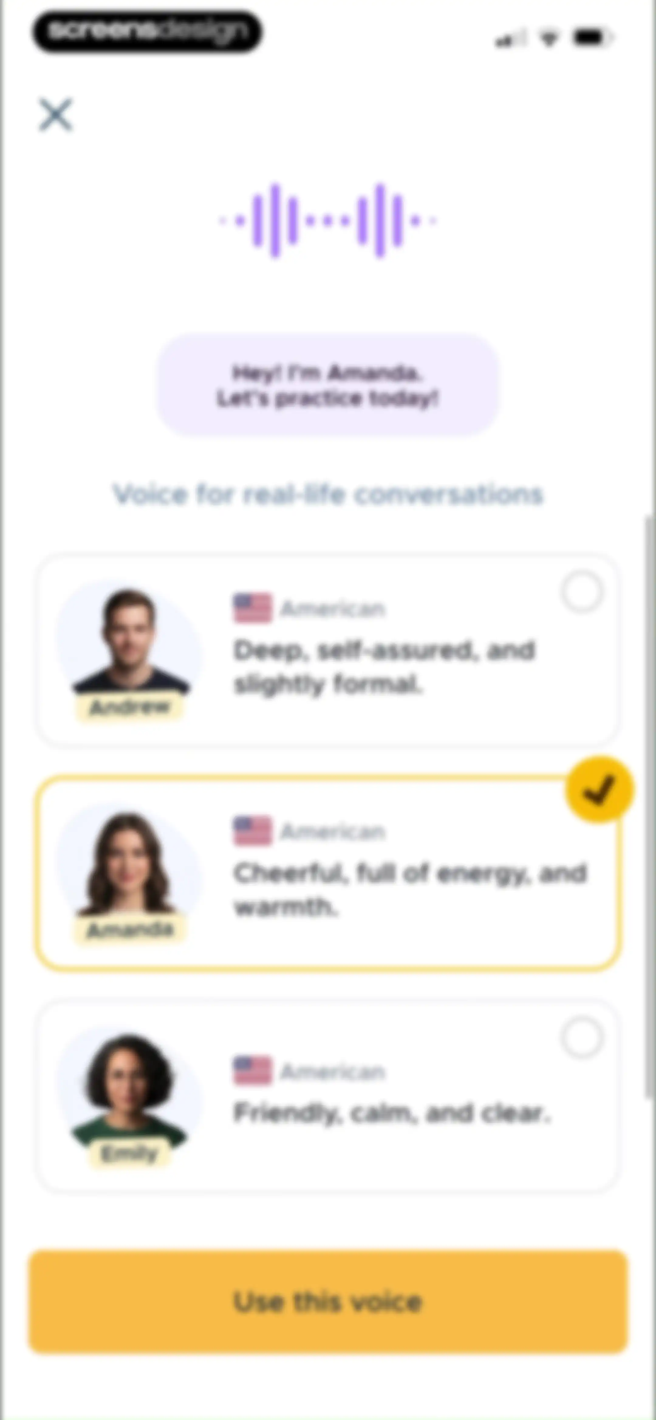 BeeSpeaker Learn English screen 95