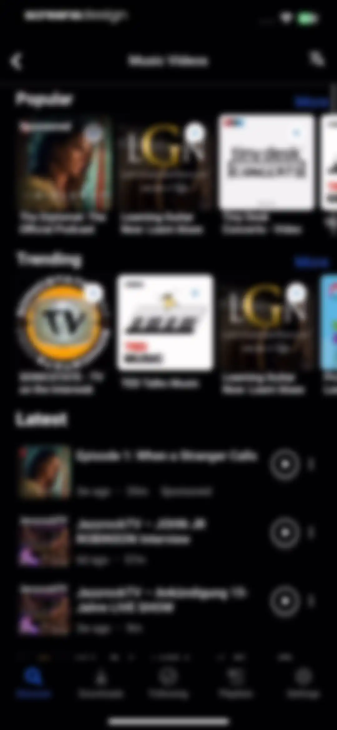 Breaker—The social podcast app screen 69
