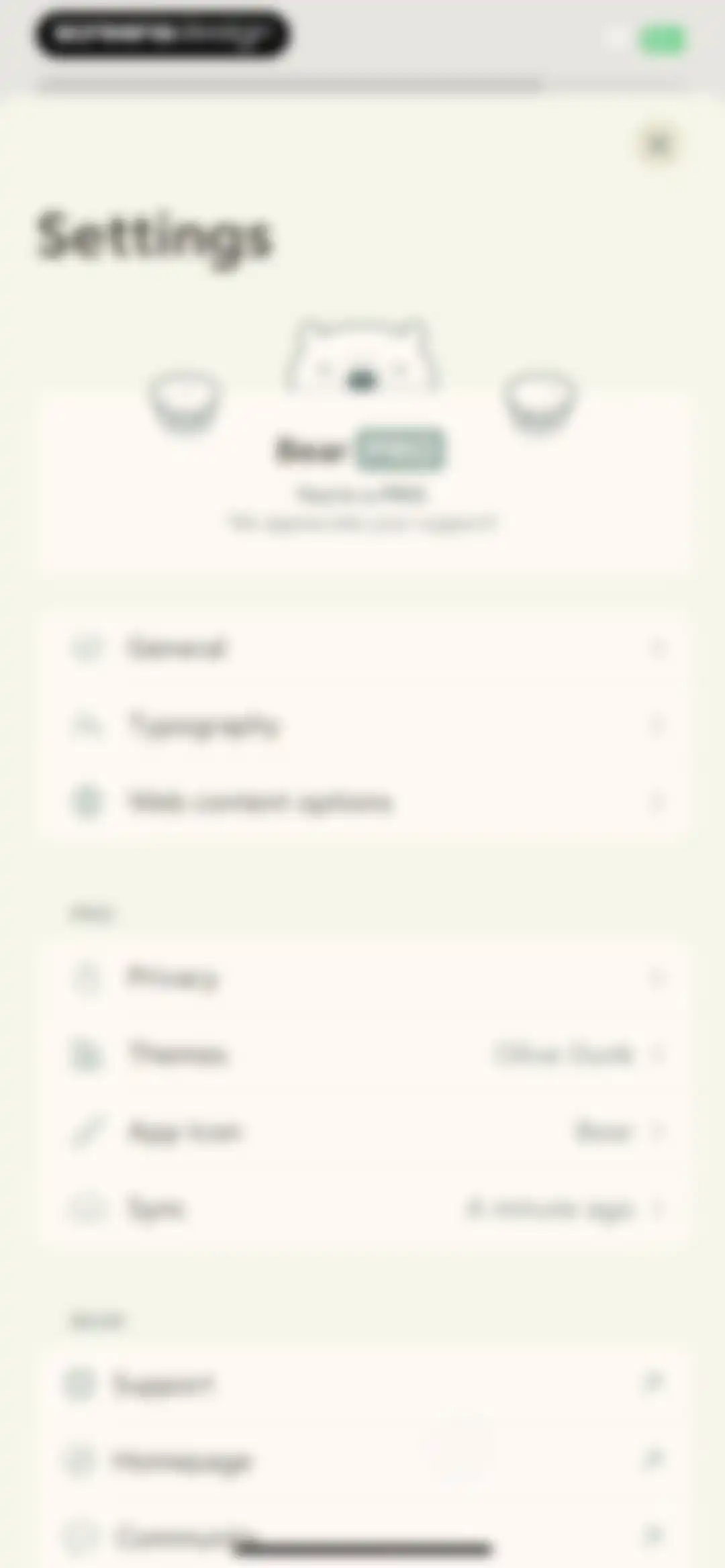 Bear - Markdown Notes screen 57