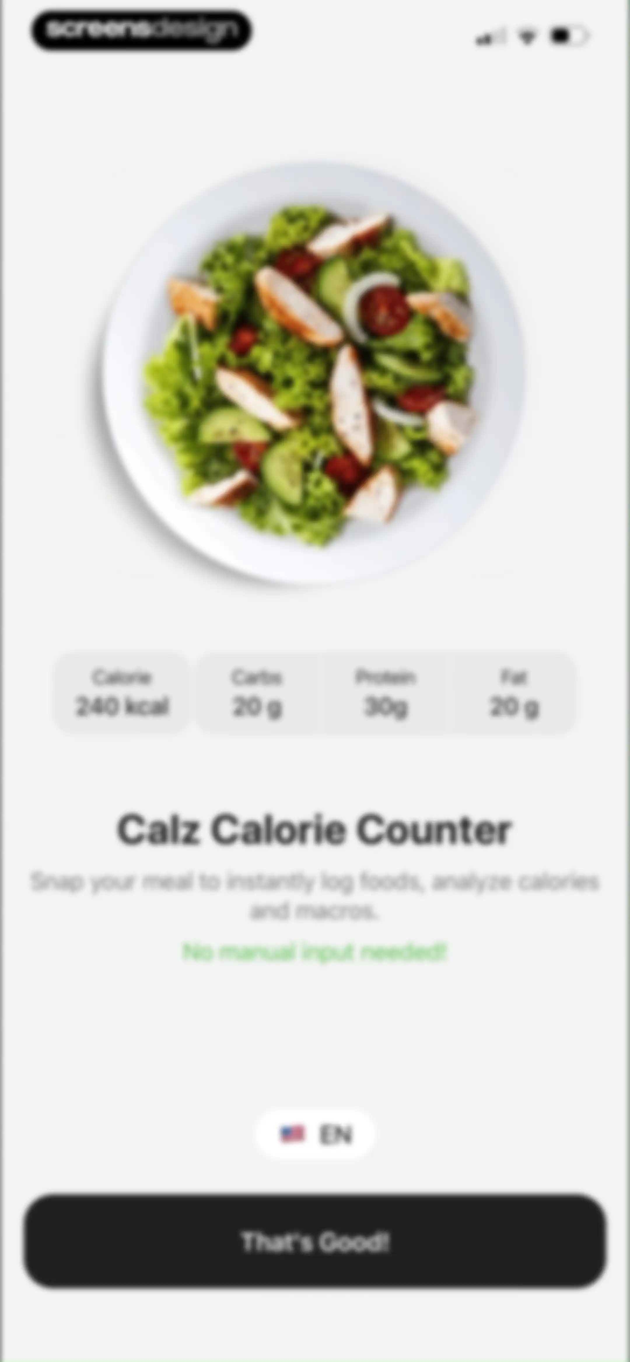 Calz - Calorie Counter AI screen 3