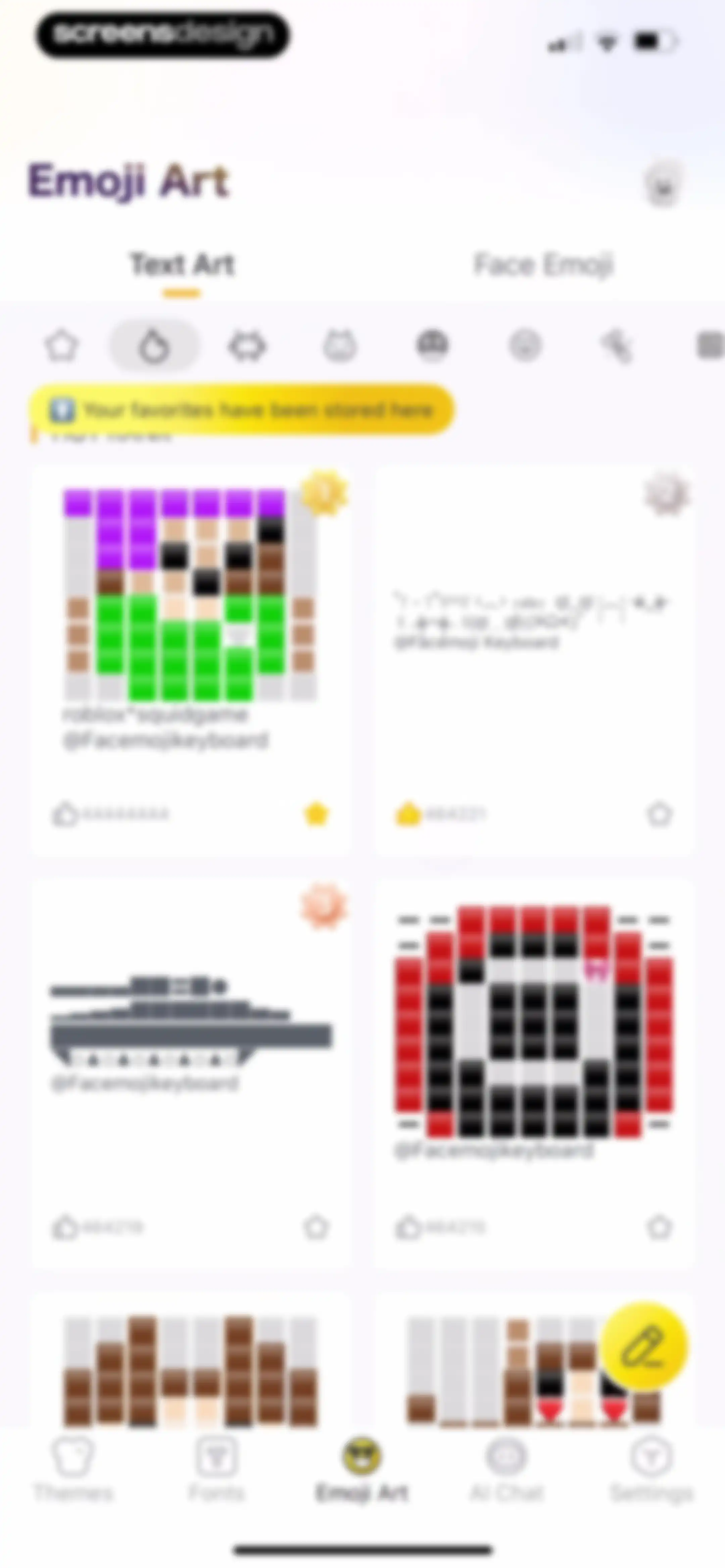 Facemoji AI Emoji Keyboard screen 79