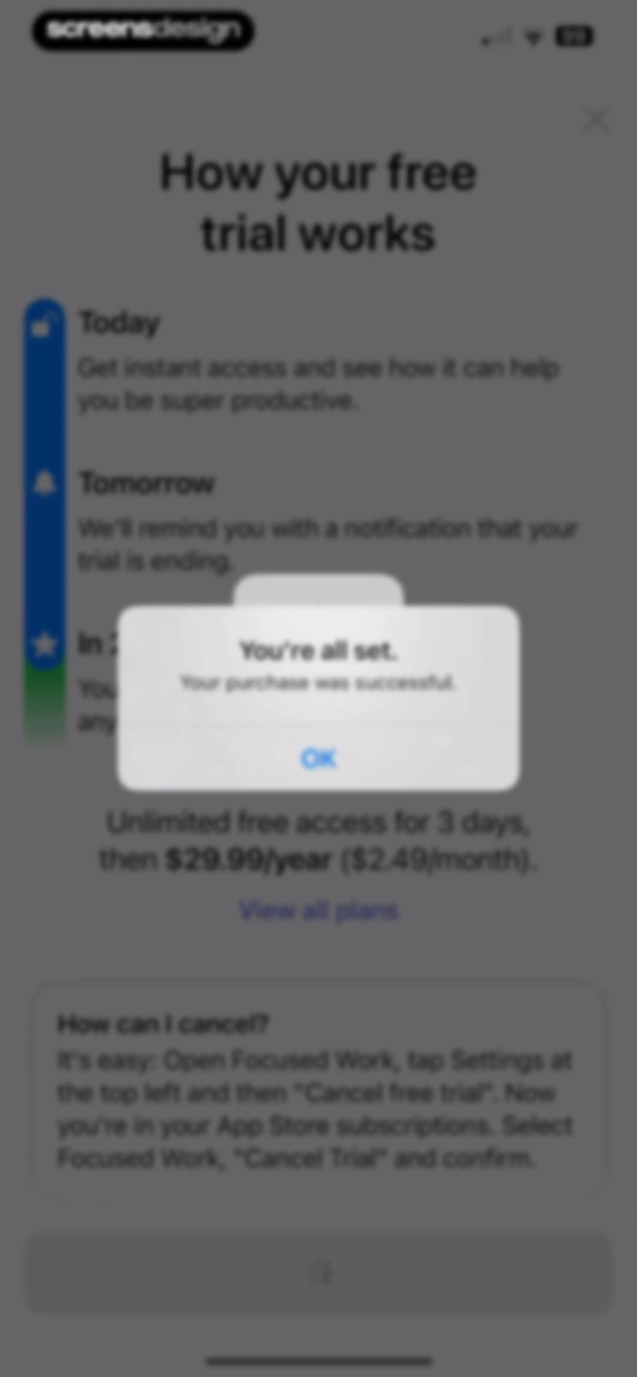 Focused Work - Pomodoro Timer screen 6