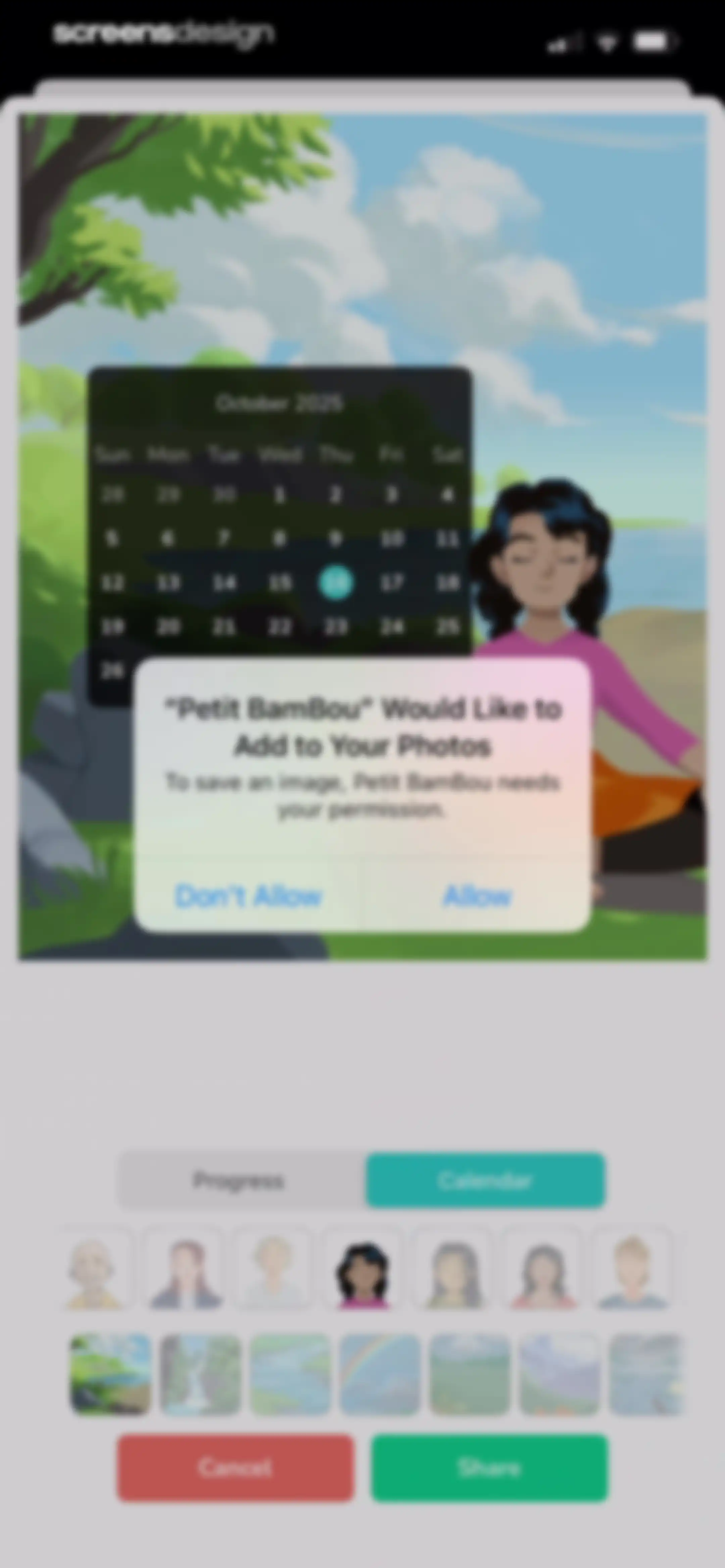 Petit BamBou: Mindfulness screen 112