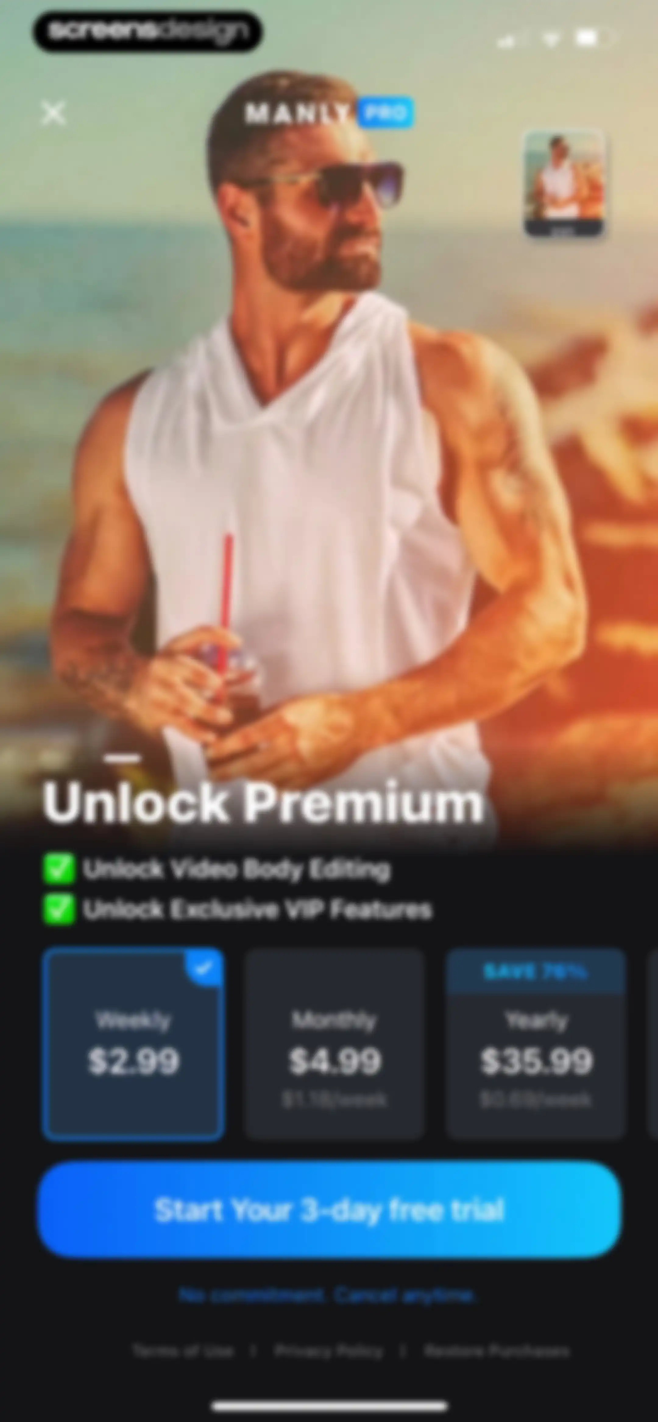 Manly - AI Photo Editor screen 15