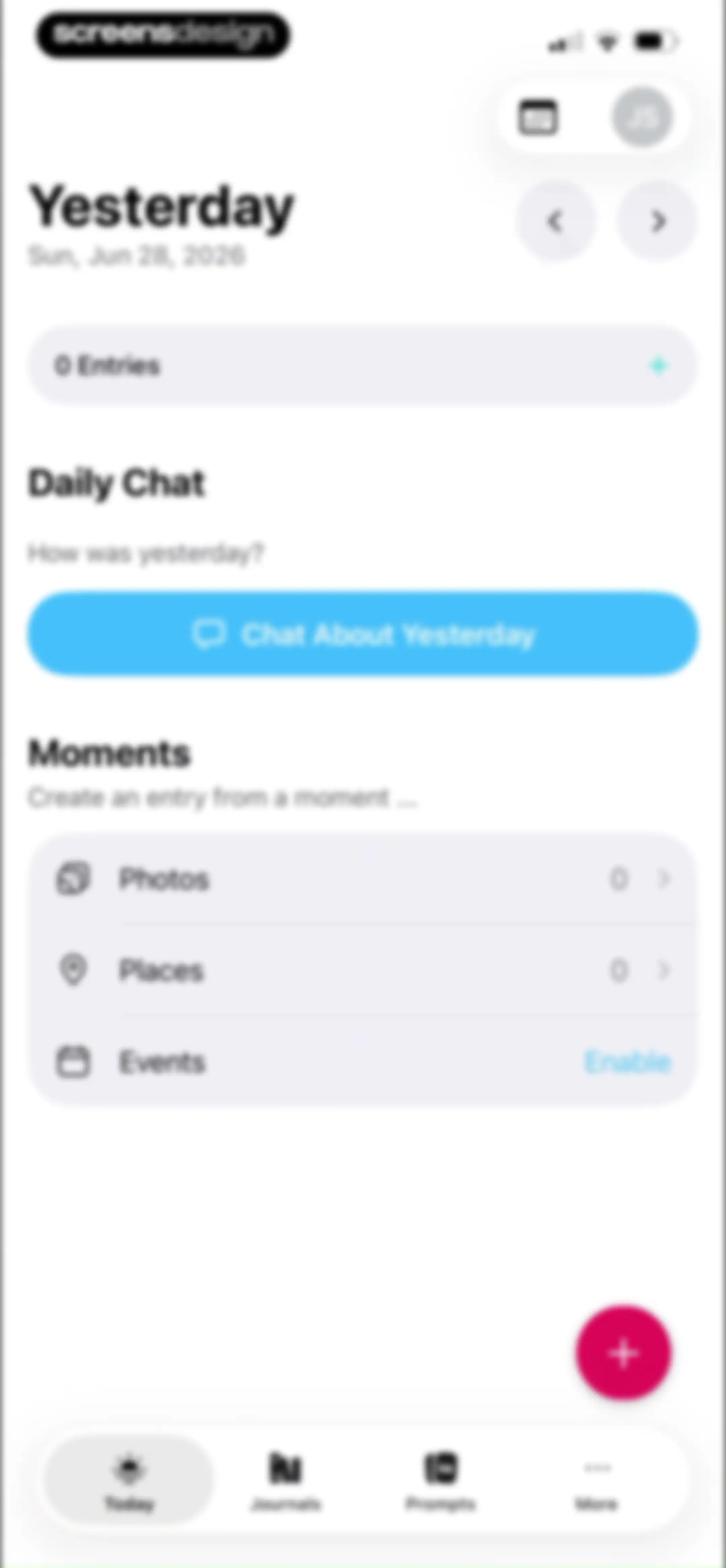 Day One: Daily Journal & Diary screen 90