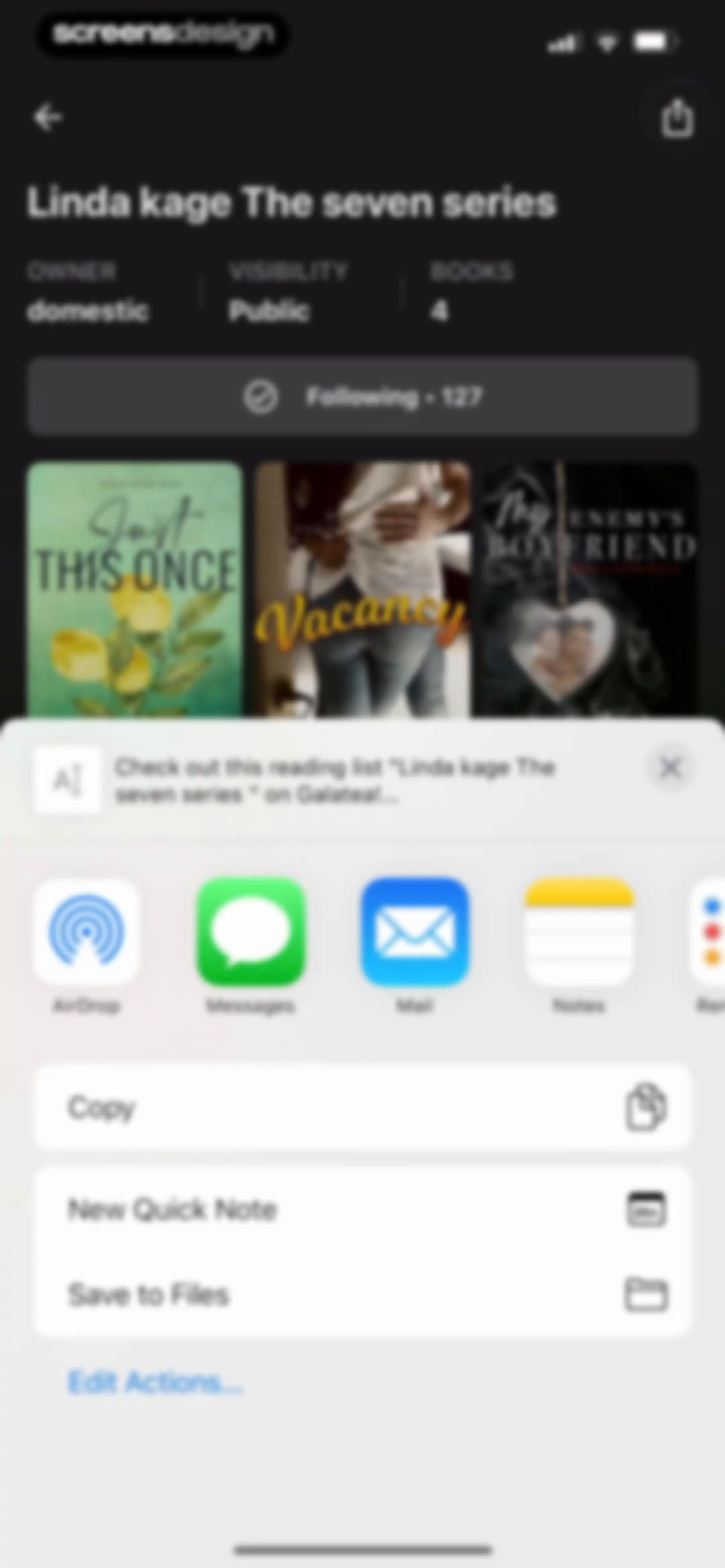 Galatea: Books & Audiobooks screen 64