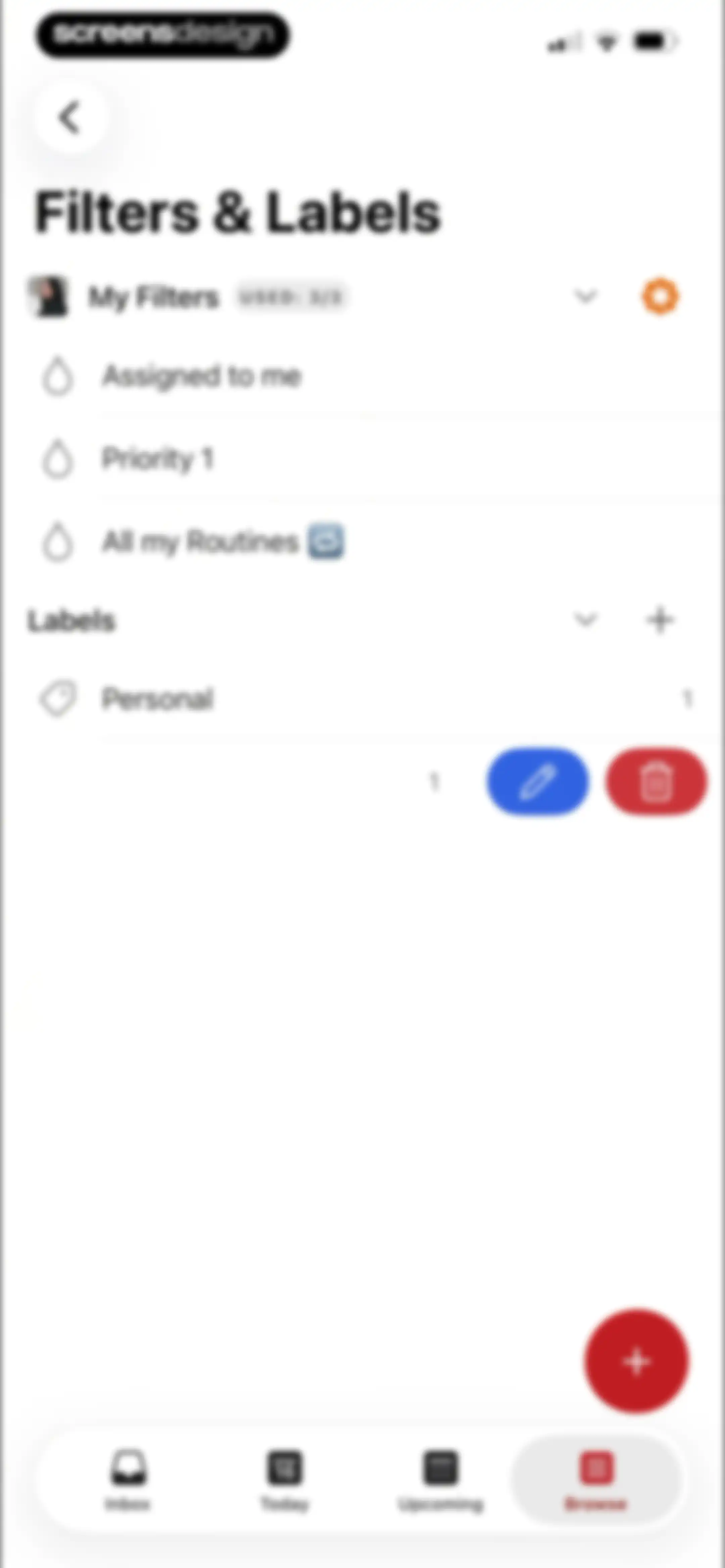 Todoist: To Do List & Calendar screen 138