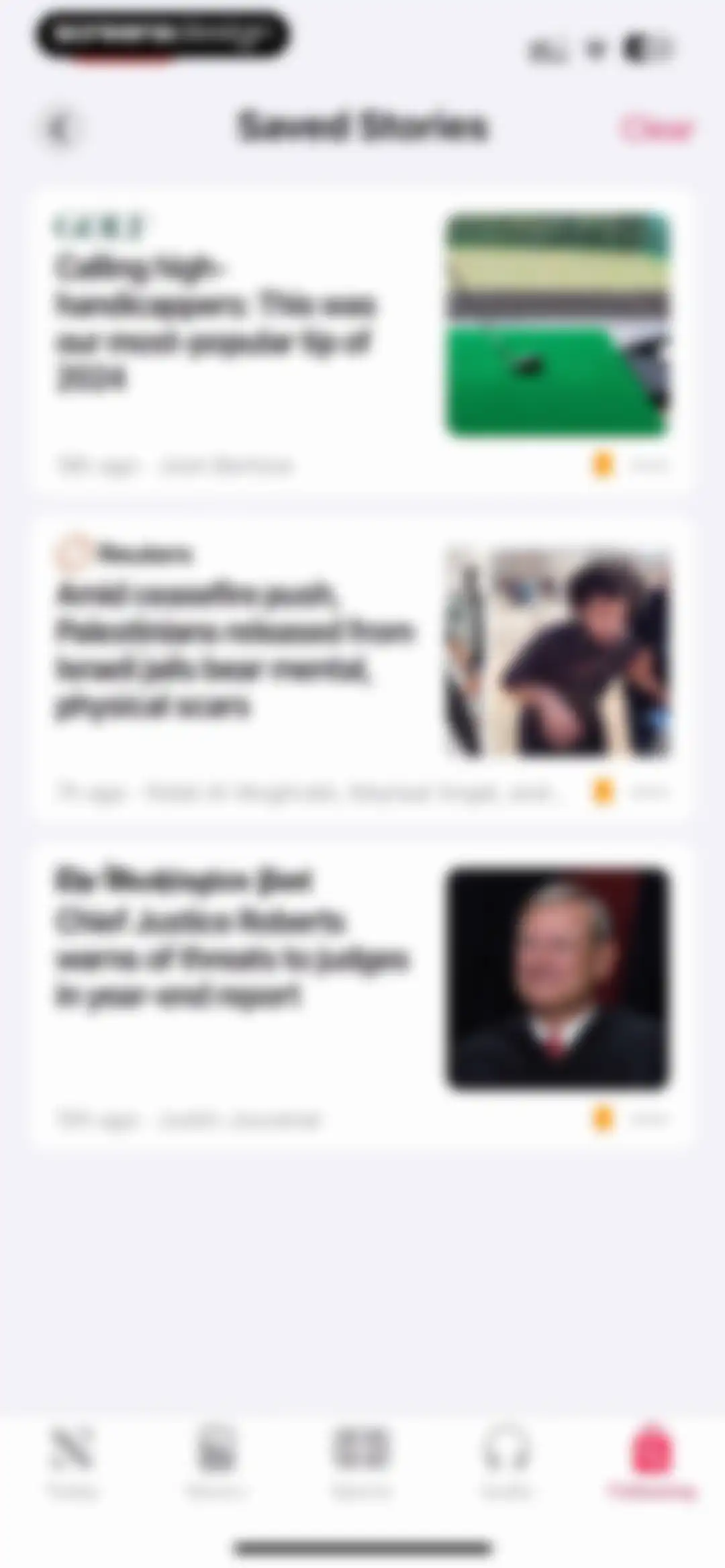 Apple News screen 132