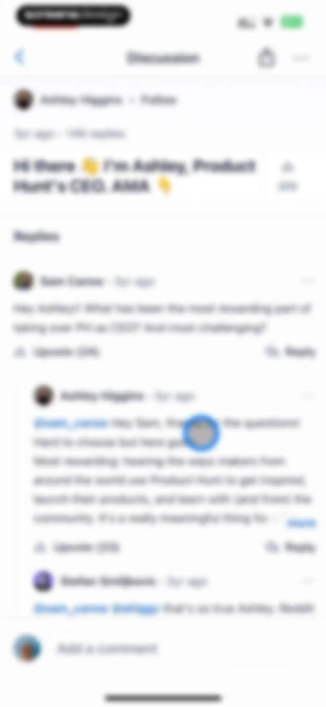 Product Hunt screen 86