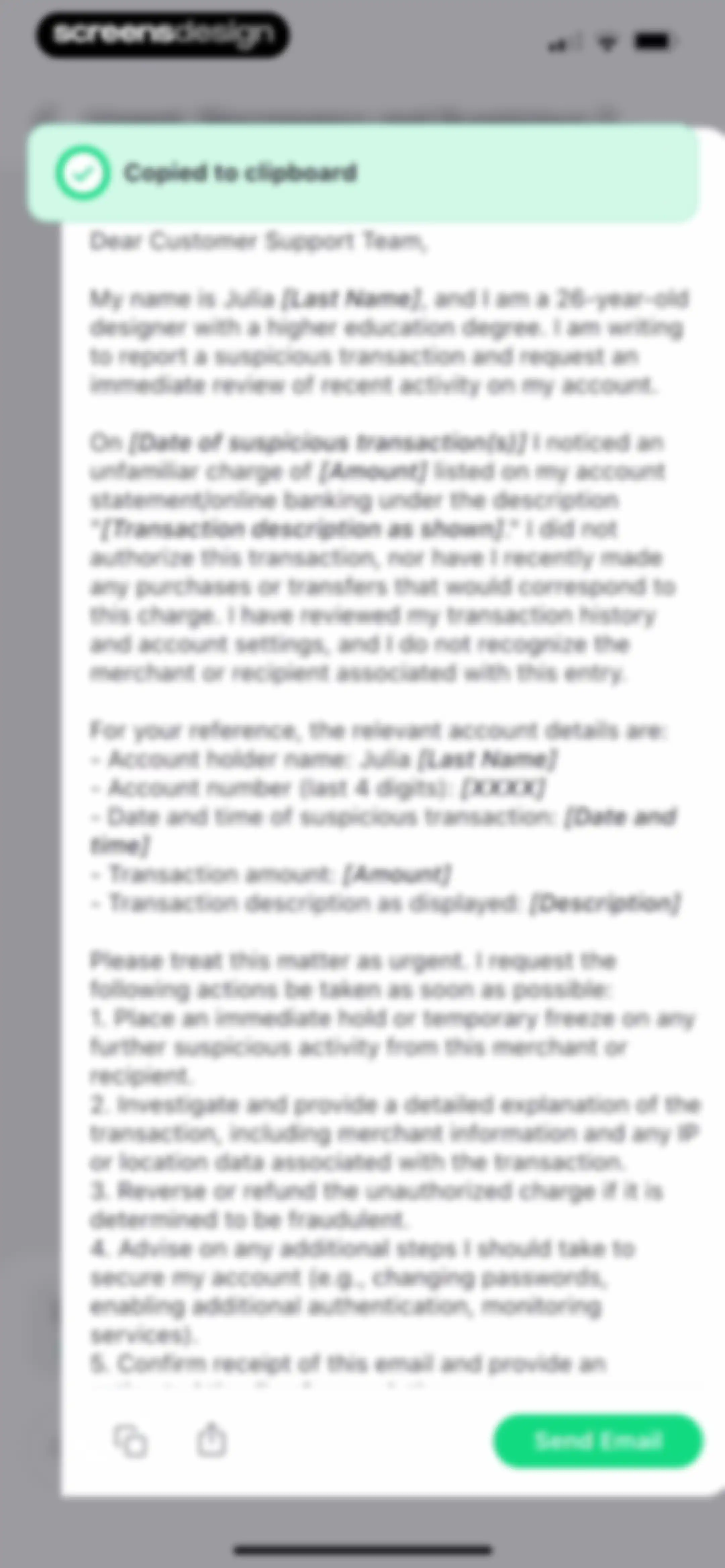 Friday AI Email Writer screen 35