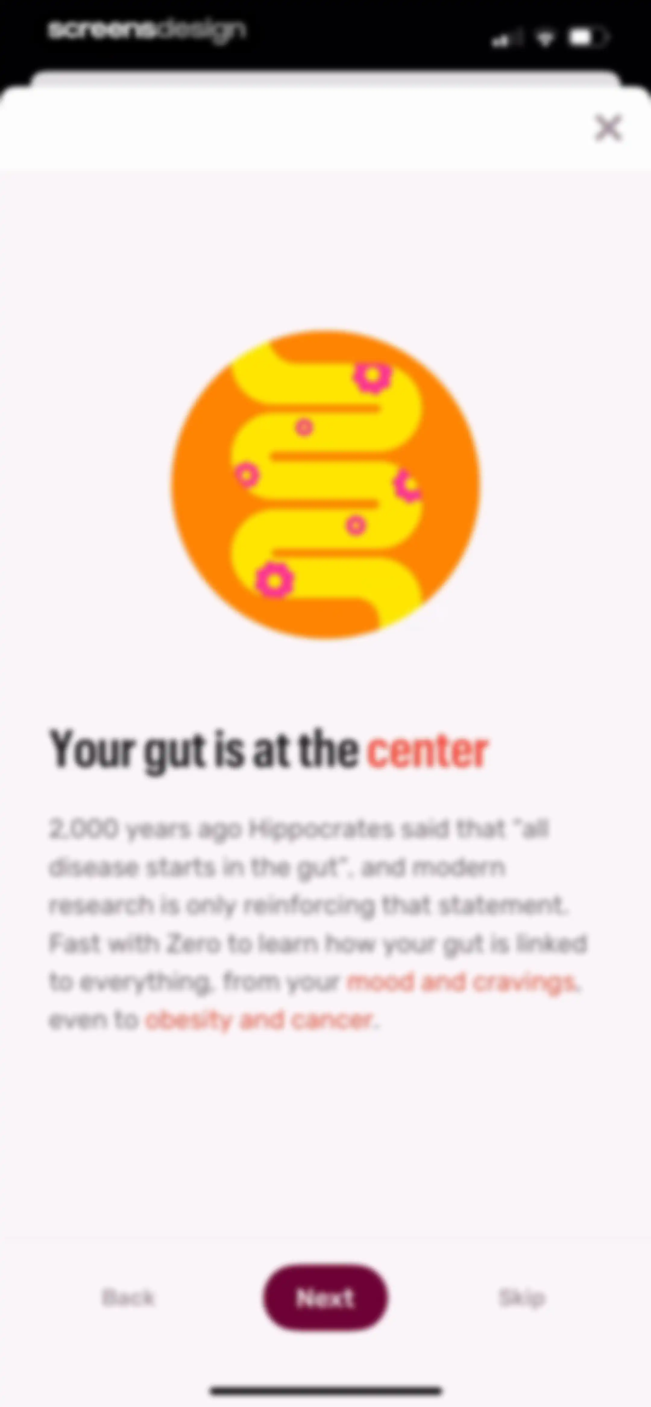 Zero: Fasting & Food Tracker screen 121