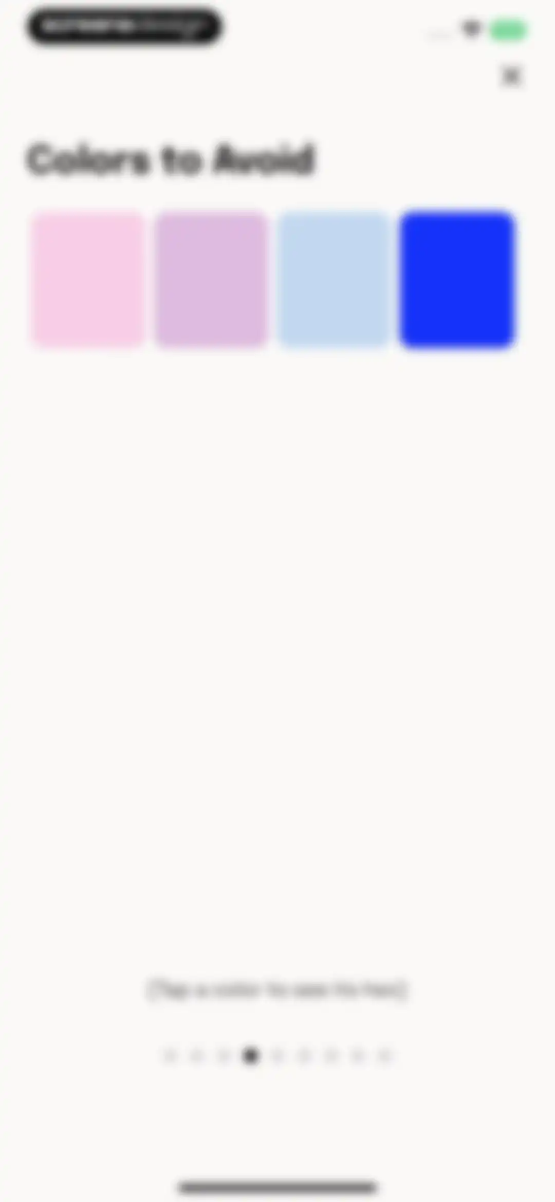 Palette - Color Analysis screen 21