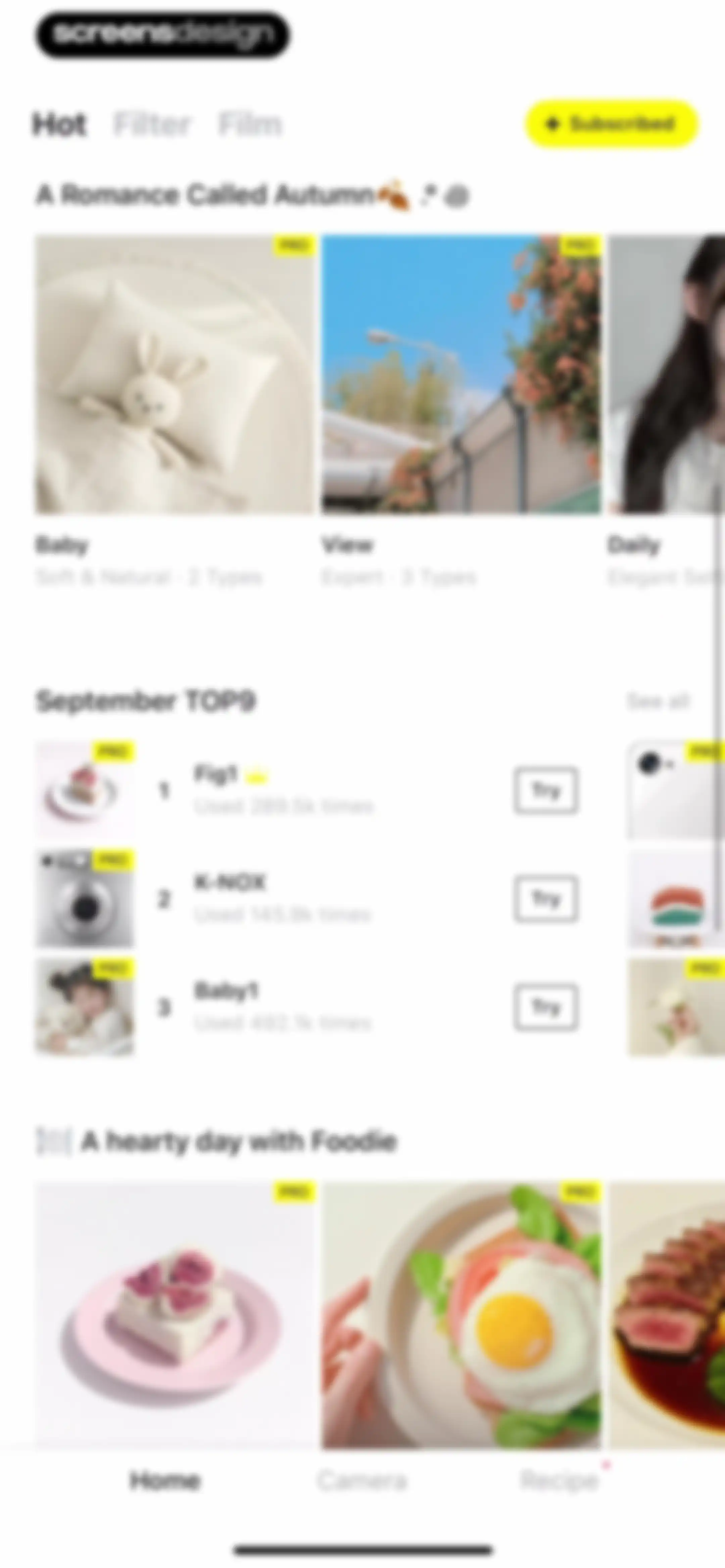 Foodie - Filter & Film Camera screen 82