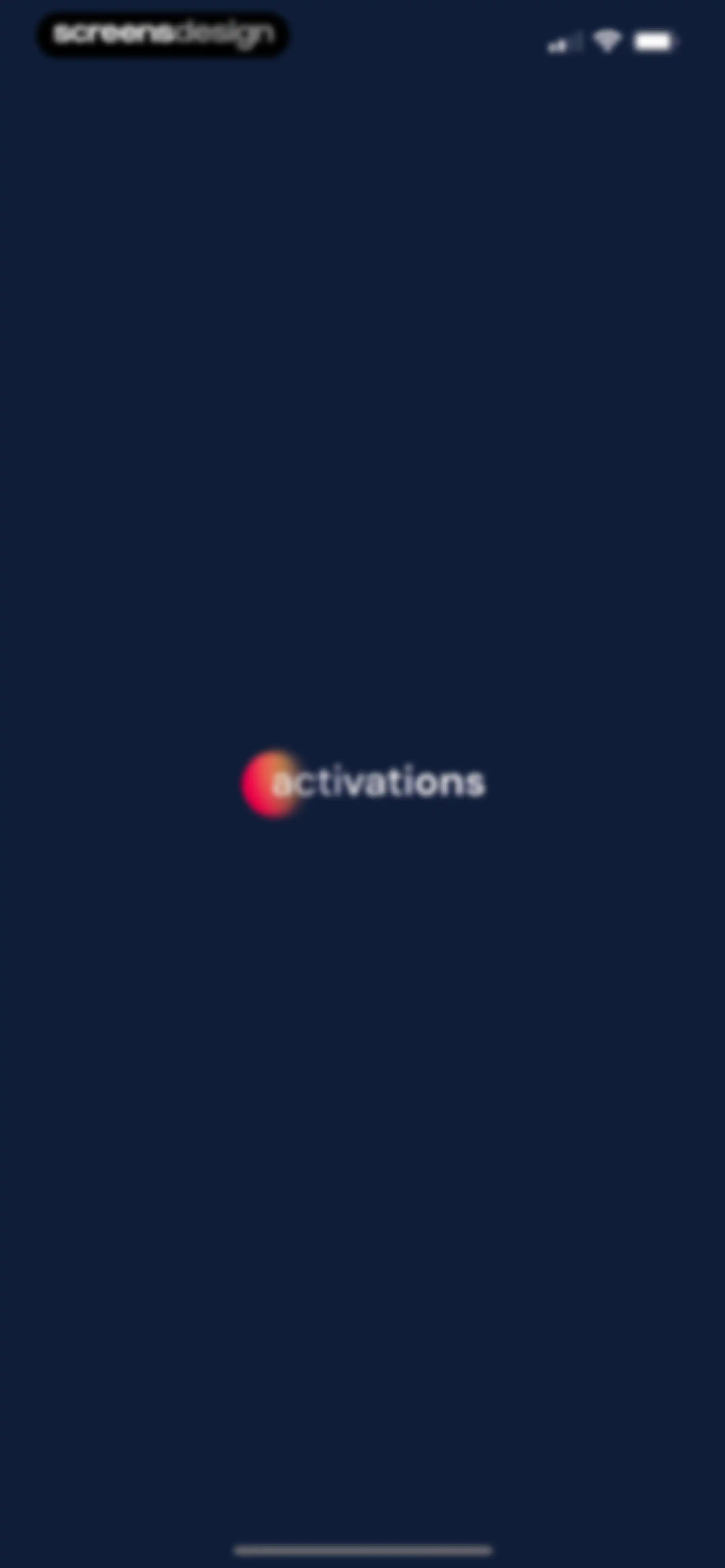 Activations: Daily Motivation screen 1