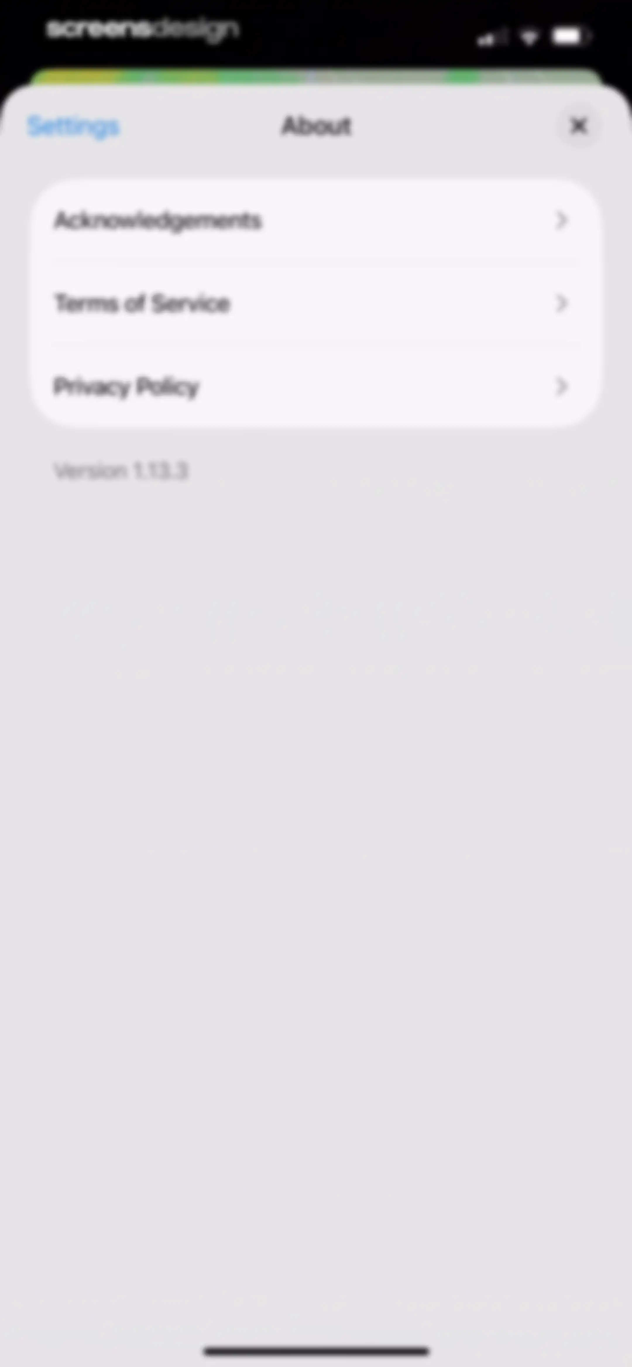 Element: Weather Radar screen 102
