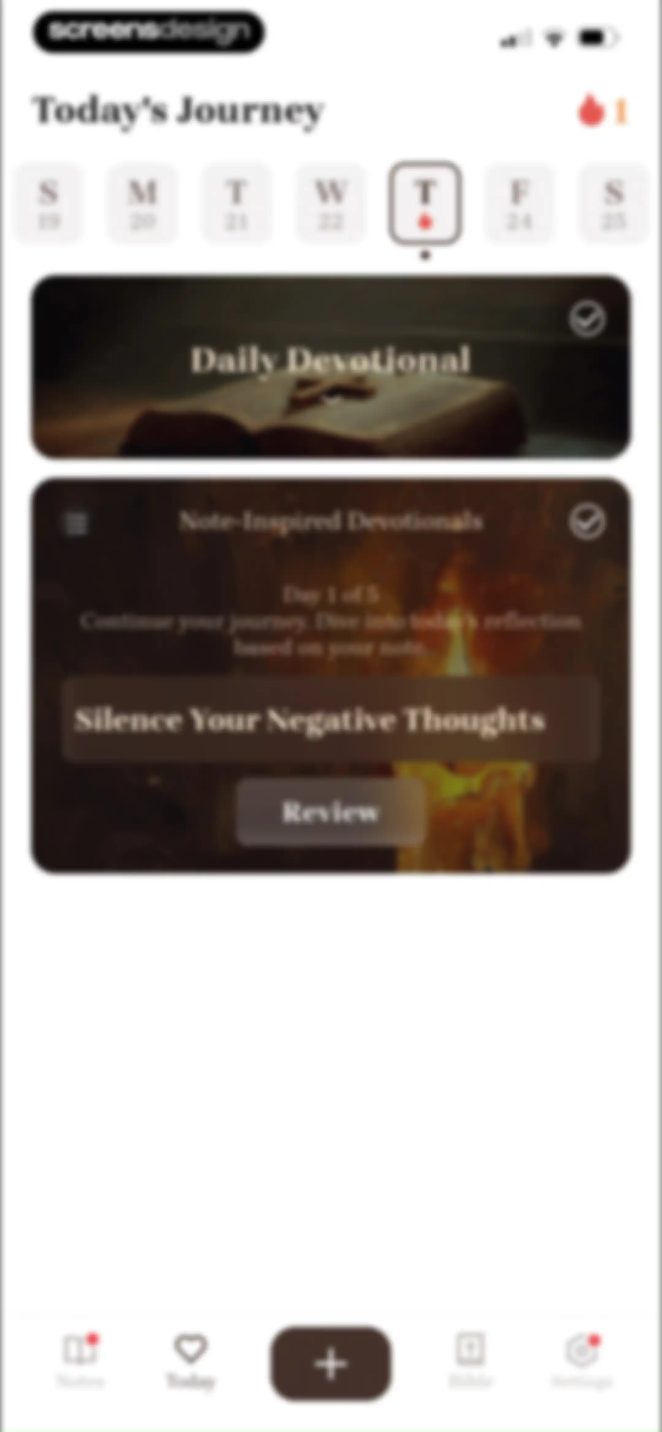Bible Note: Sermon Notes screen 111