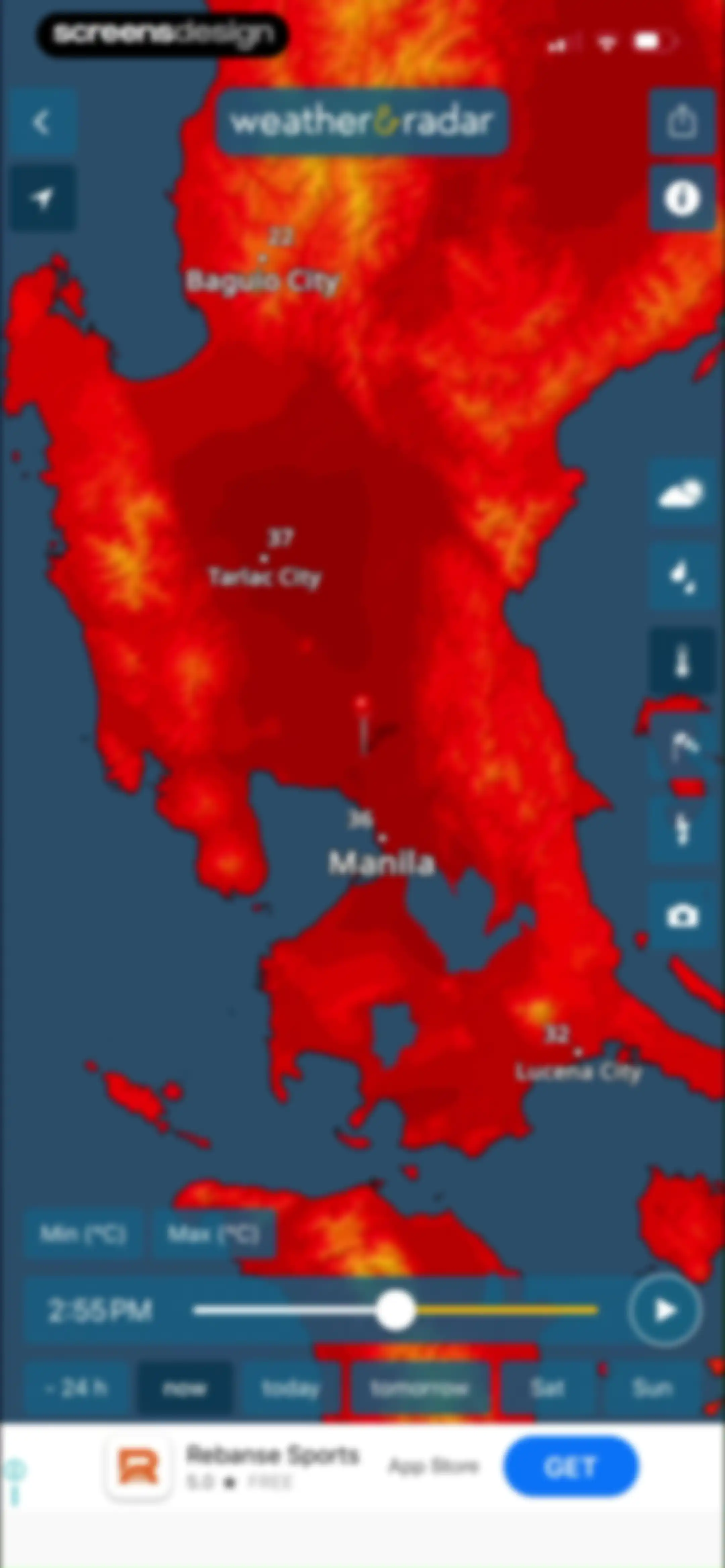Weather & Radar screen 29