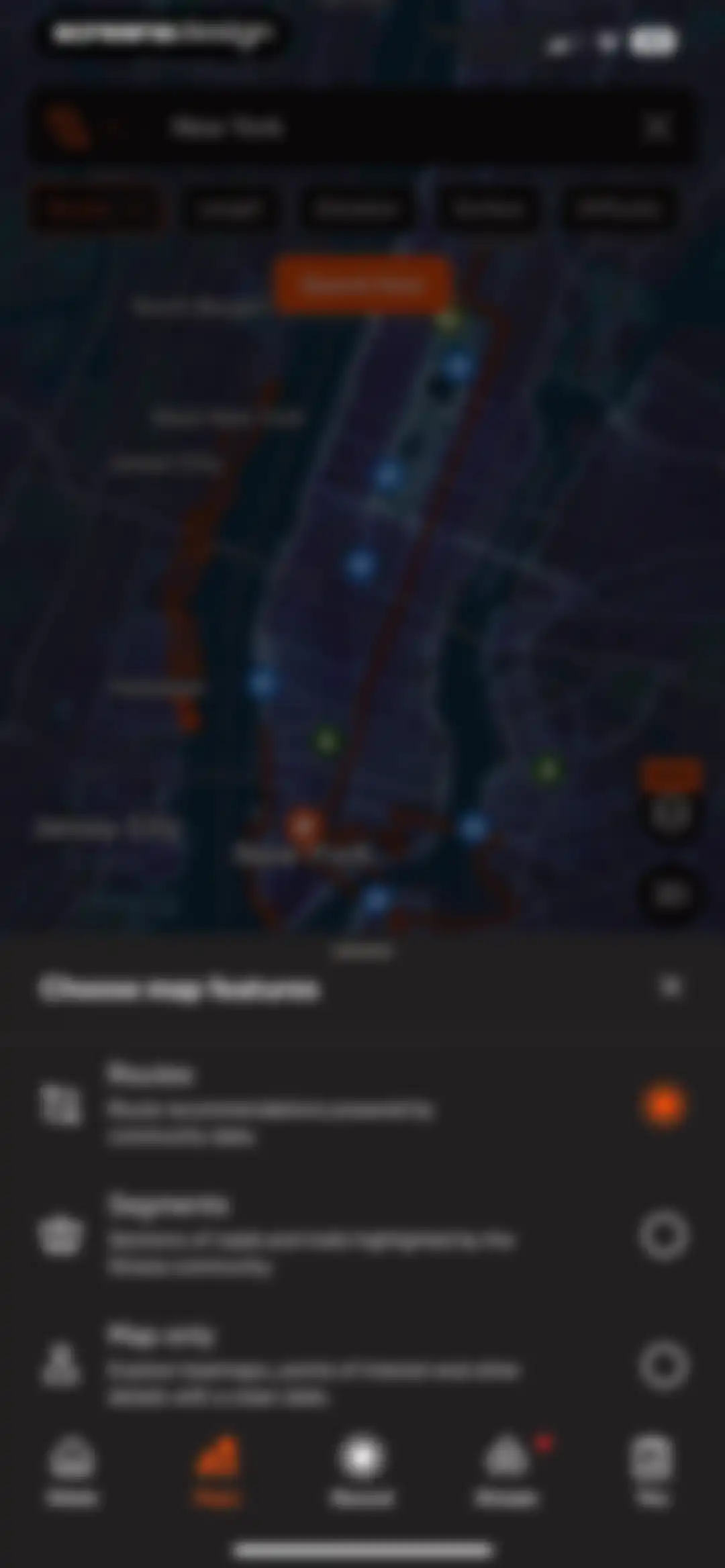 Strava: Run, Bike, Walk screen 107