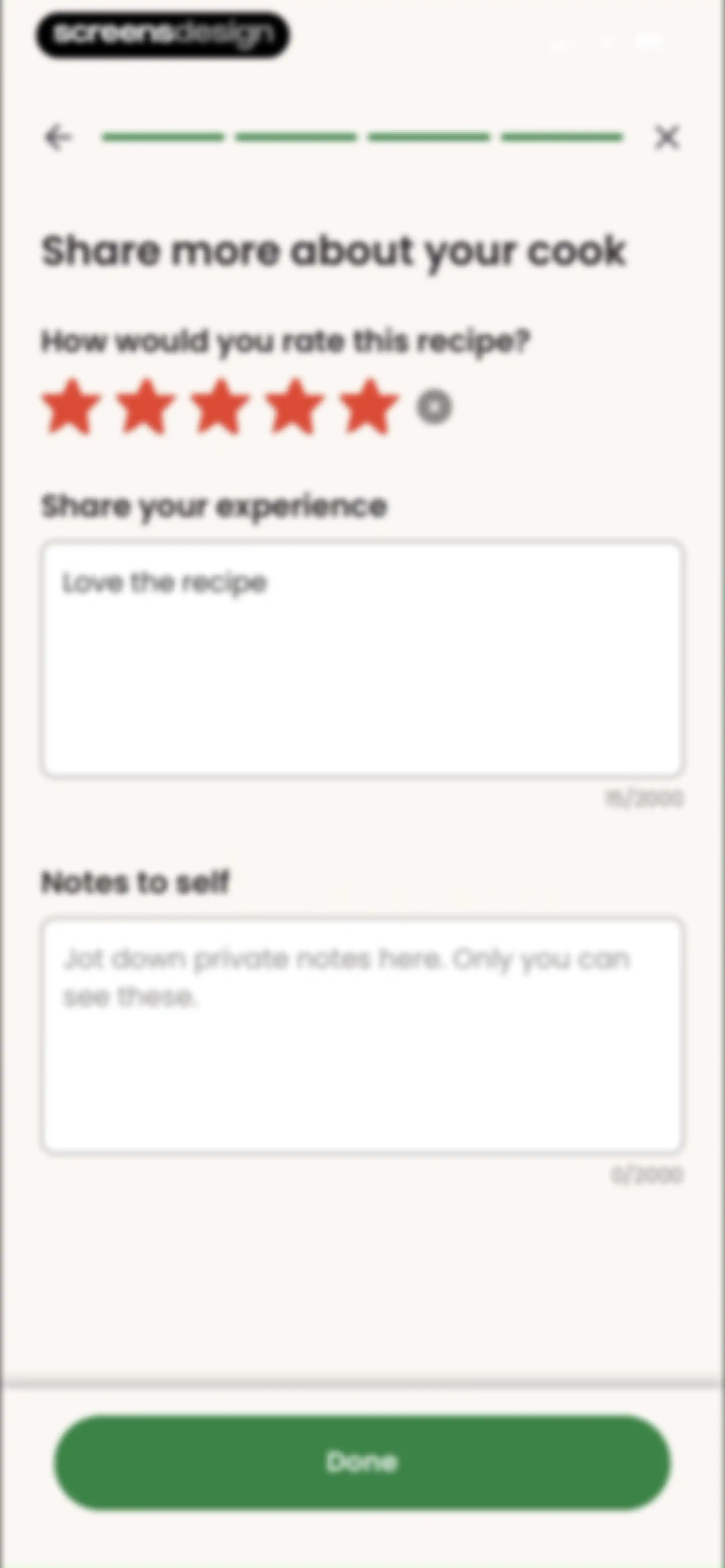 CookShelf: Search Cookbooks screen 52