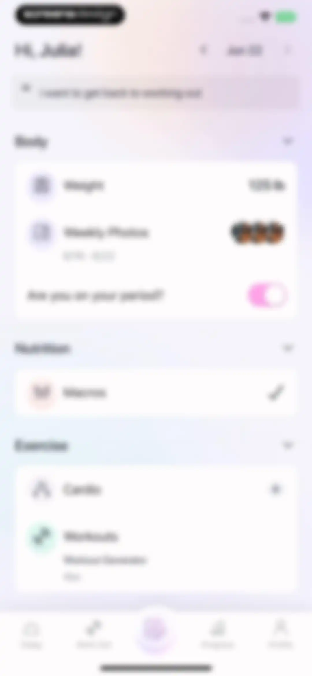 Sesh: Women Fitness & Workouts screen 55