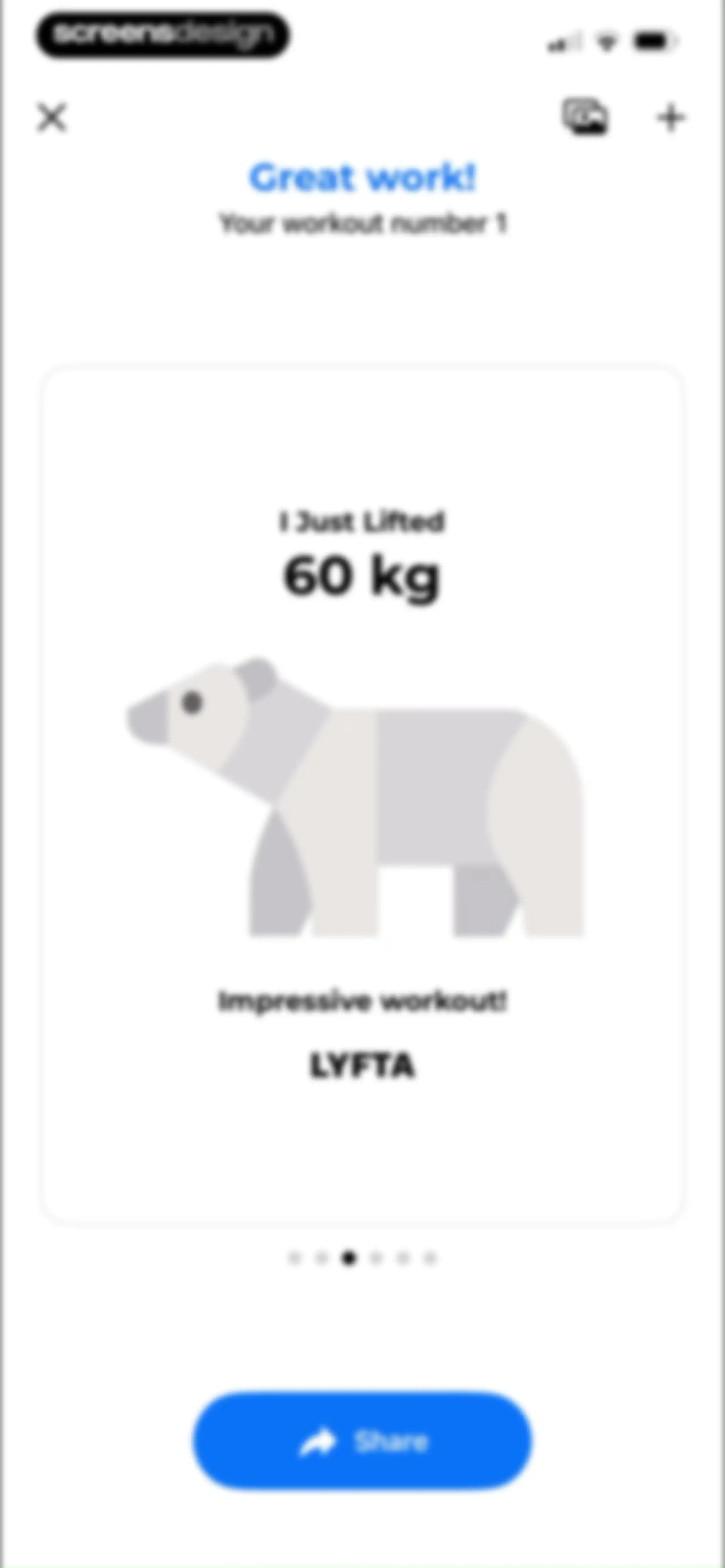 Lyfta: Gym Workout Tracker Log screen 98