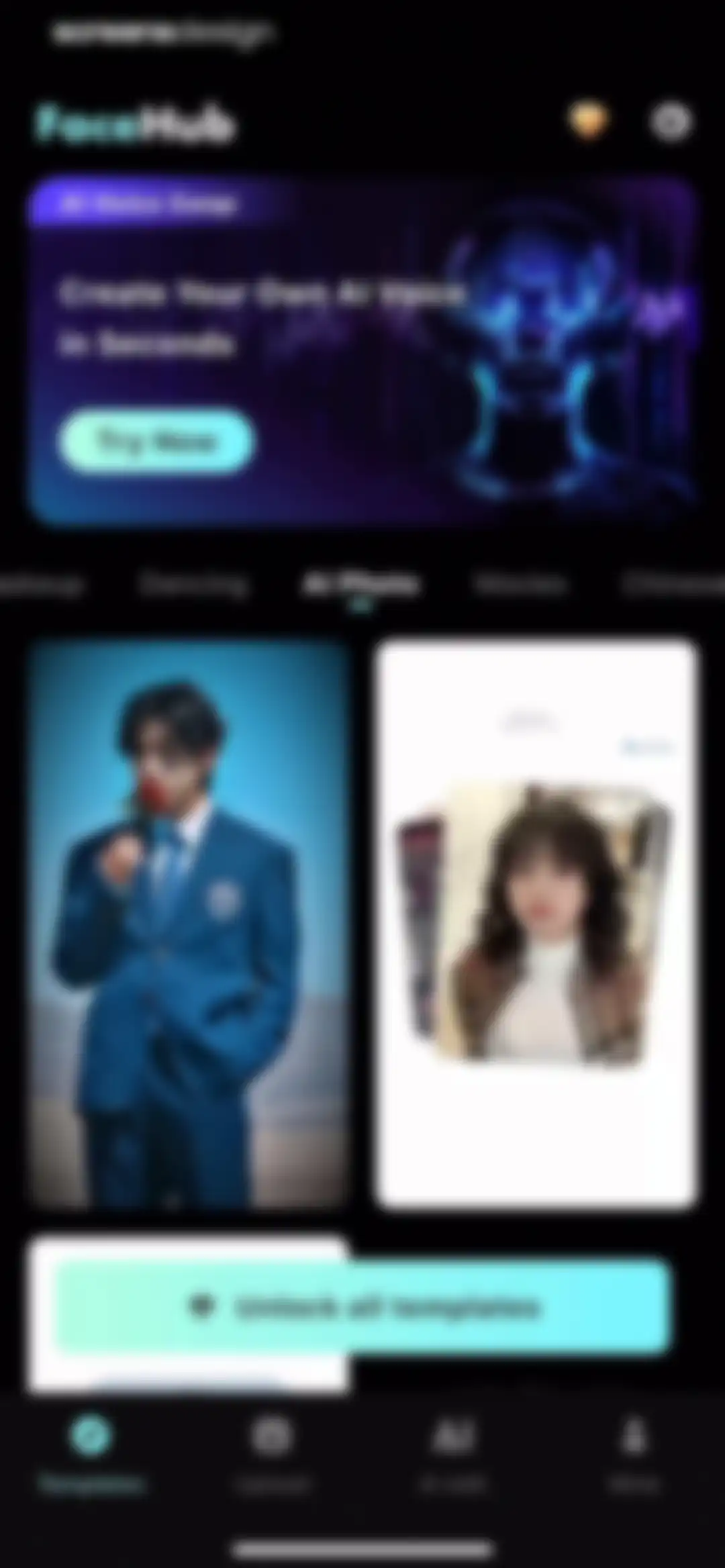 AI Video Generator: FaceHub screen 21